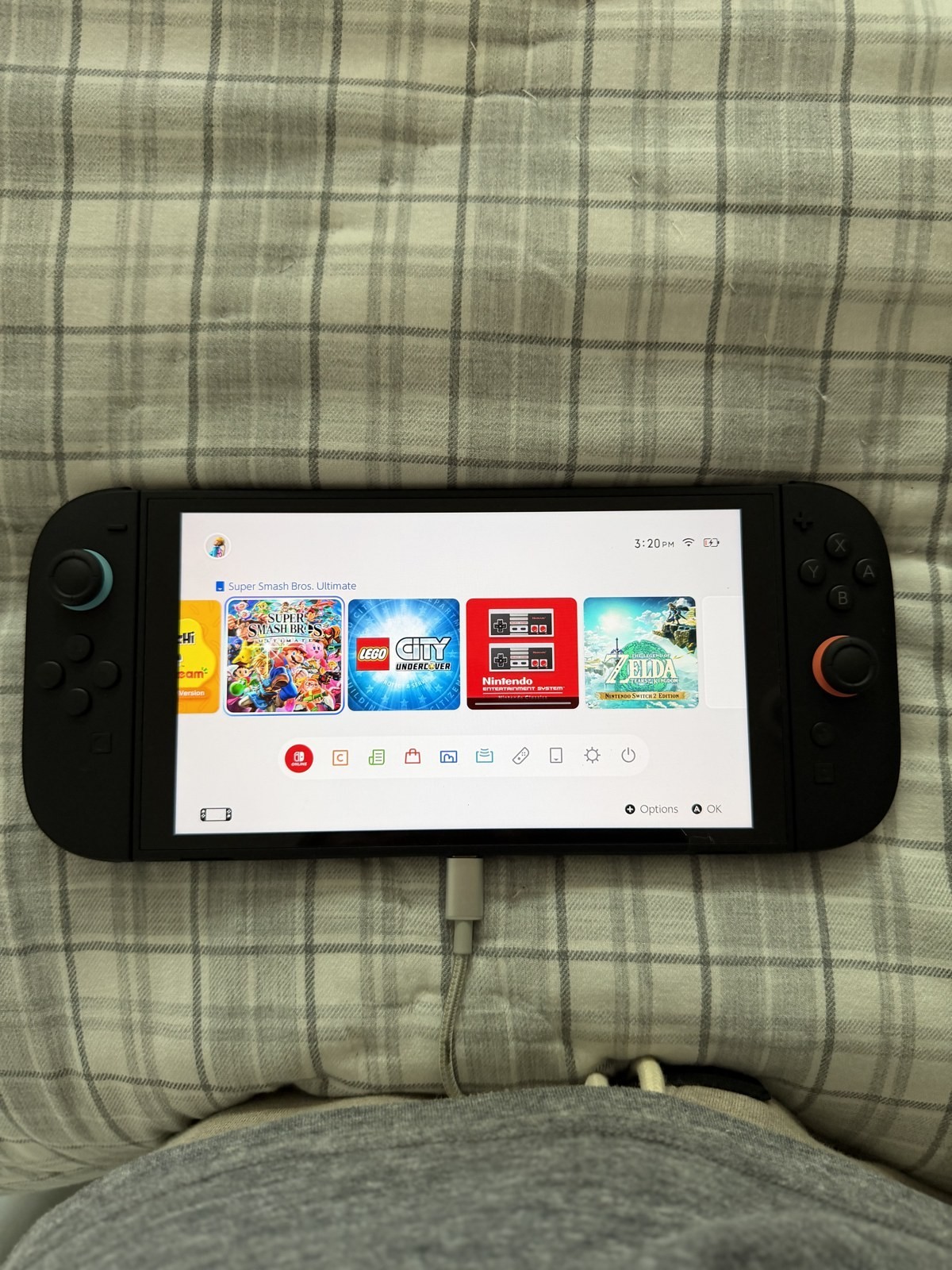 Nintendo Switch 2 Console Joy-Con 2 Neon + Dock – Tested, Slightly Used