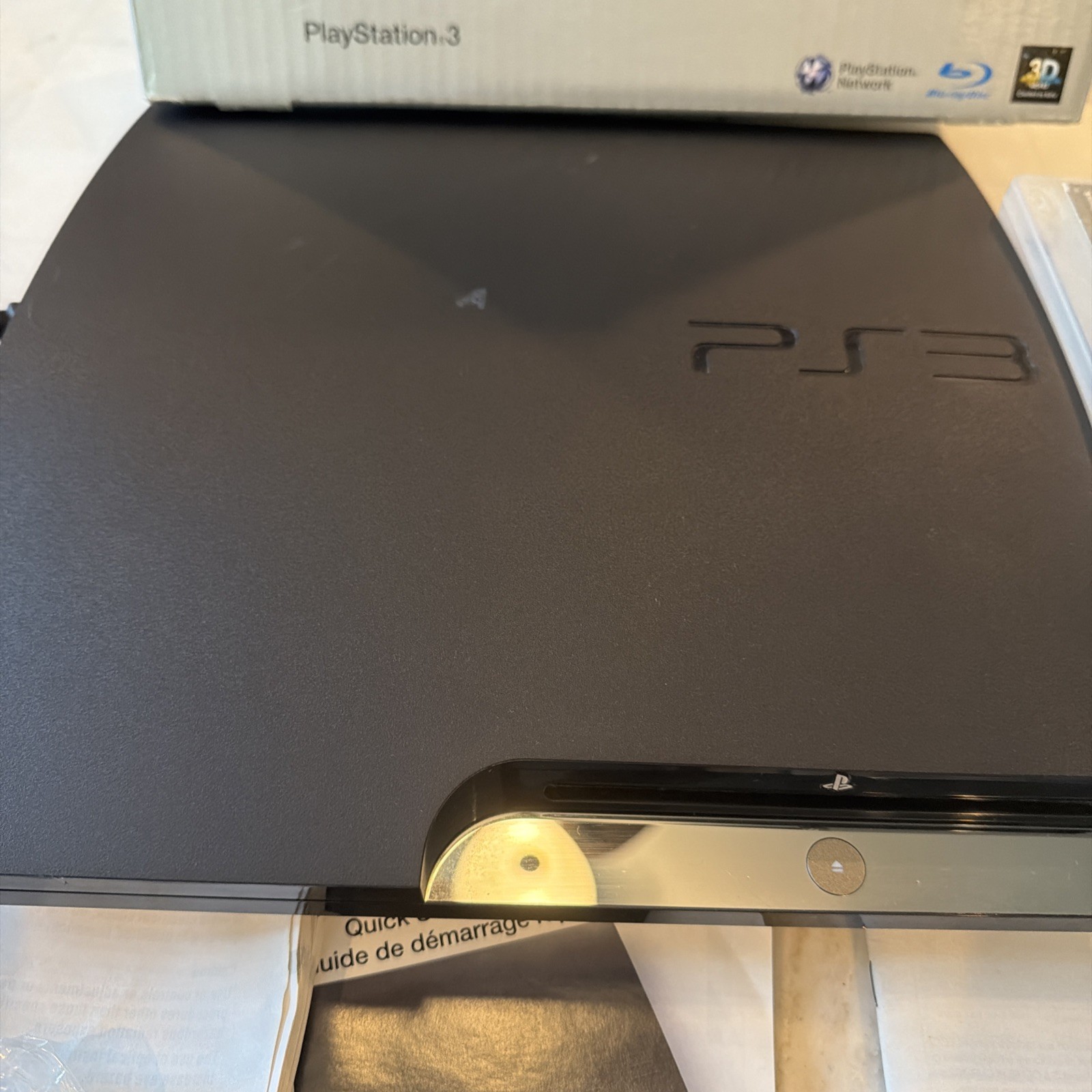 Sony PlayStation 3 Slim Move Bundle 320GB Charcoal Black Console With 5 Games