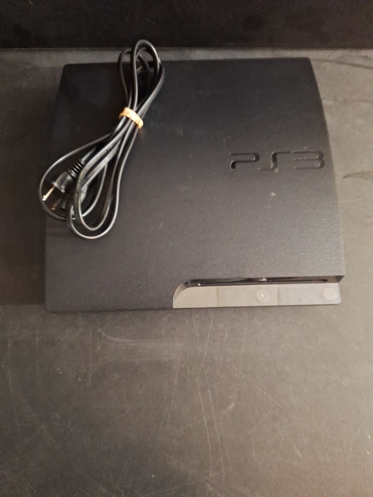 Sony PlayStation 3, PS3 Slim 320GB Black Console With Power Cord Tested