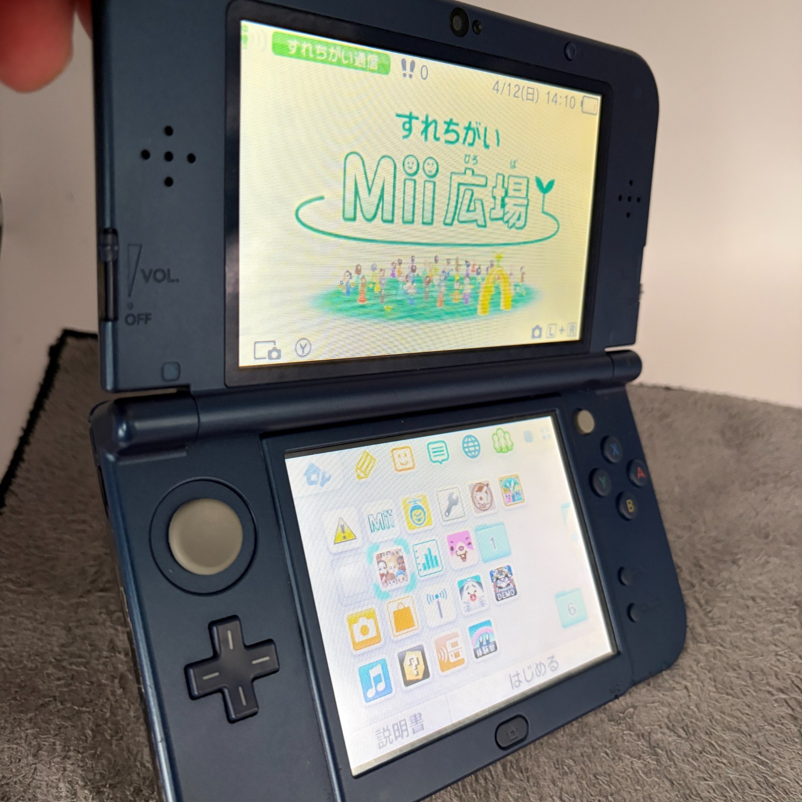 【Excellent5】Nintendo NEW 3DS LL XL Blue Handheld Used Game Console From Japan