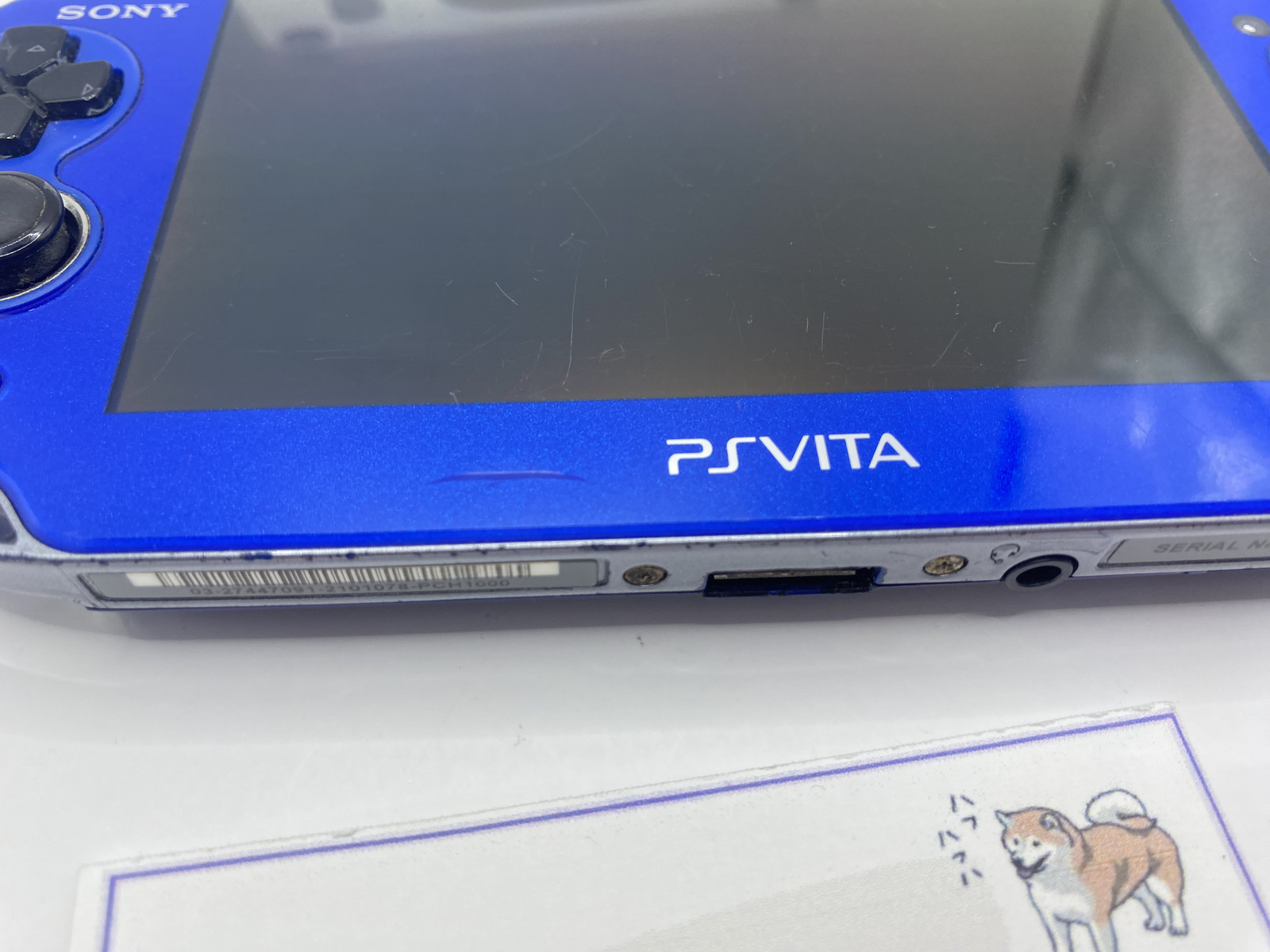 Scratches PS Vita Sapphire Blue PCH 1000 ZA04 Console only