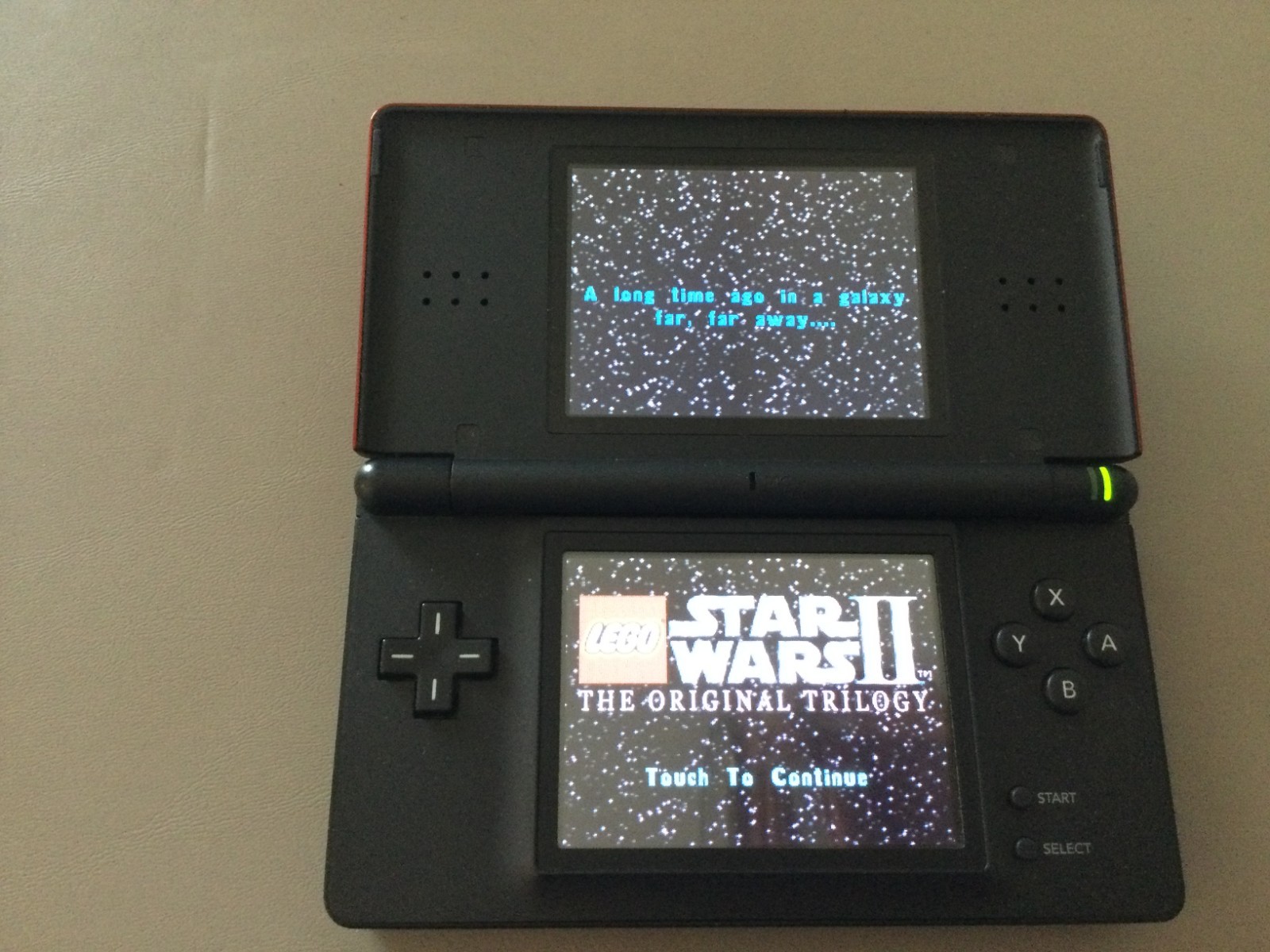 Nintendo DS Lite Red/Black Handheld System plus Charger & Booklet – Tested