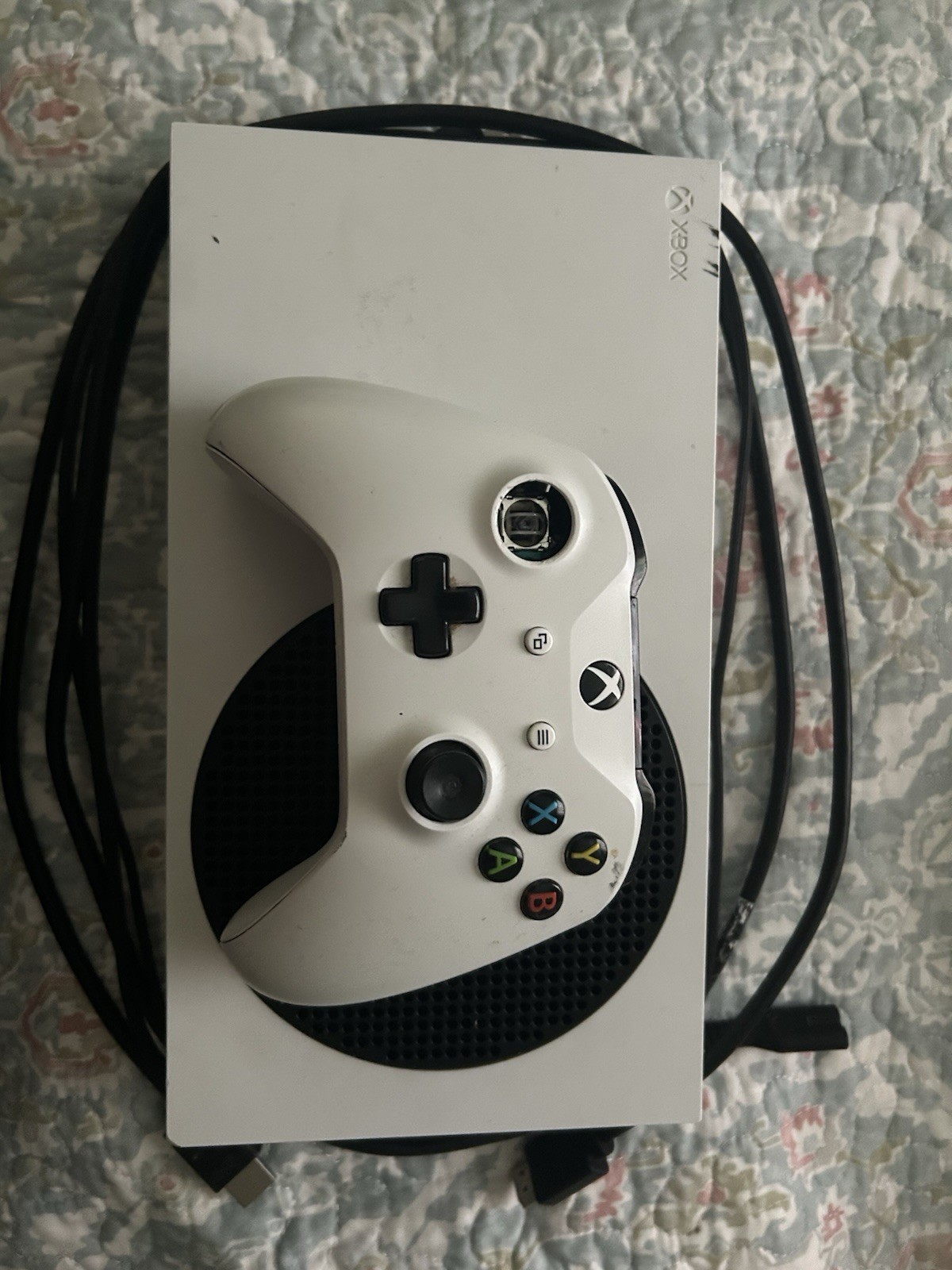 Xbox Series S 512GB Console Gaming System And Controller With Broken Joystick