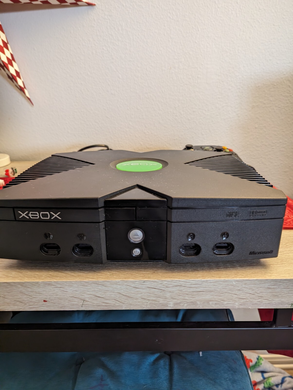 Original Xbox Console-Bundle-Includes A/V Pack/Component Cables/Great Condition!
