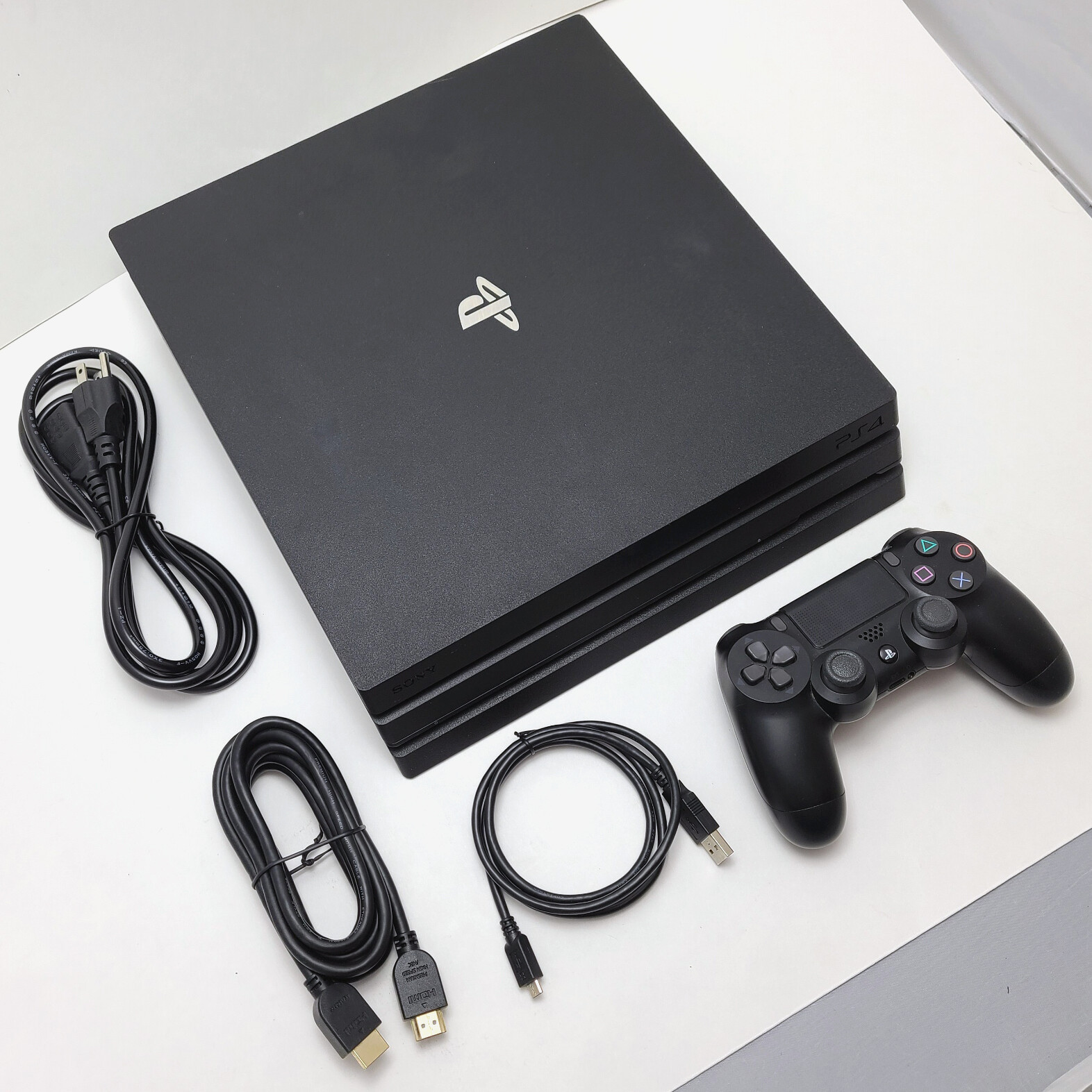 Sony PlayStation 4 Pro 1TB 4K Console PS4 Console System Bundle w/DualShock-4