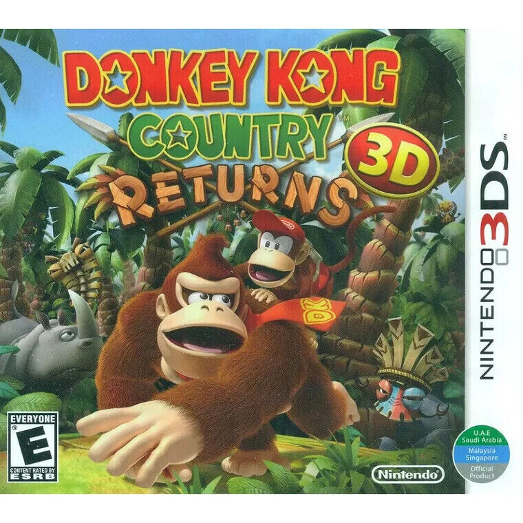 Donkey Kong Country Returns 3D – Nintendo 3DS – Brand New Factory Sealed!