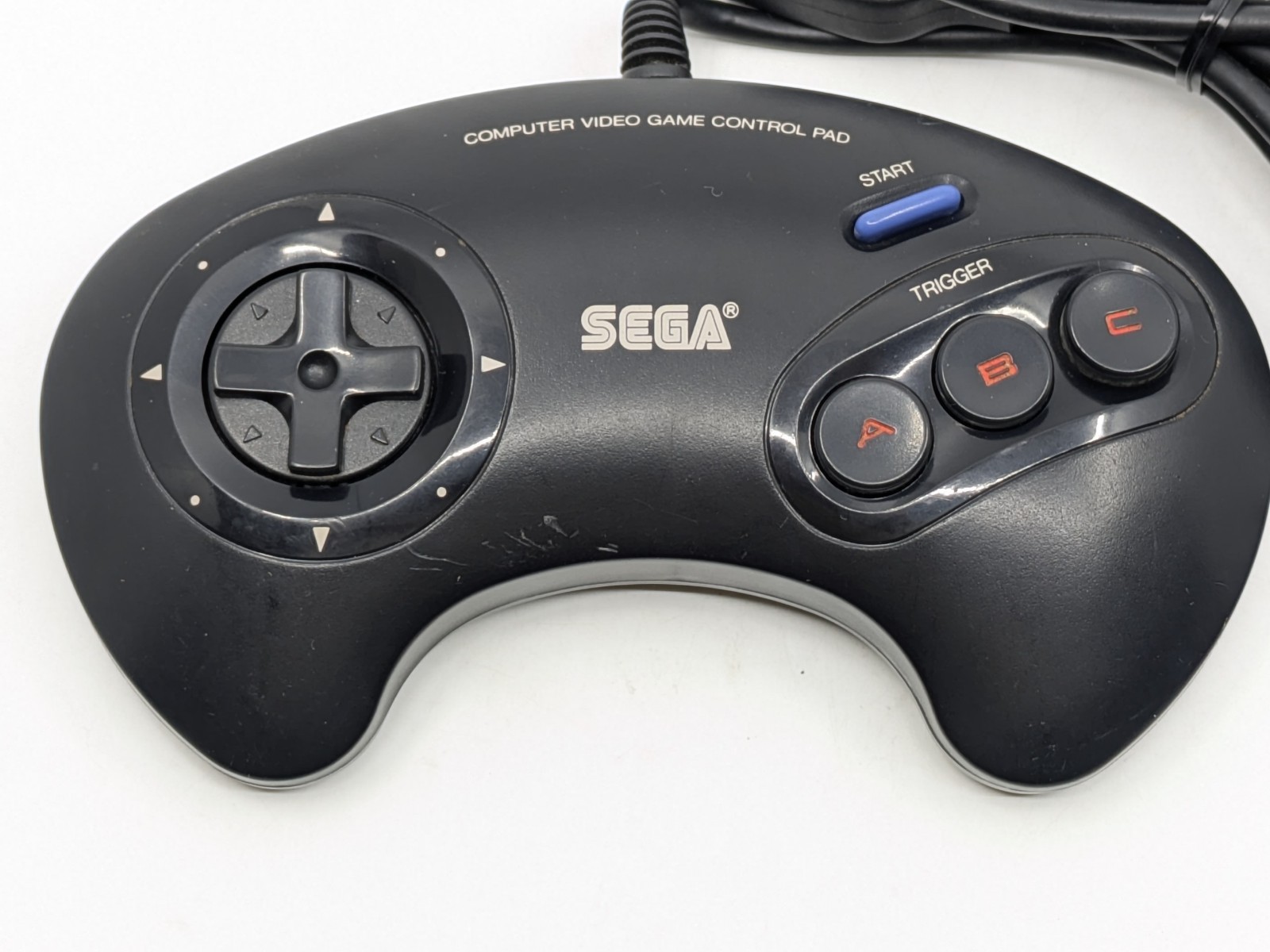 Sega Mega Drive HAA-2510 Console w/ Controller AV Cable AC Adapter Tested Japan