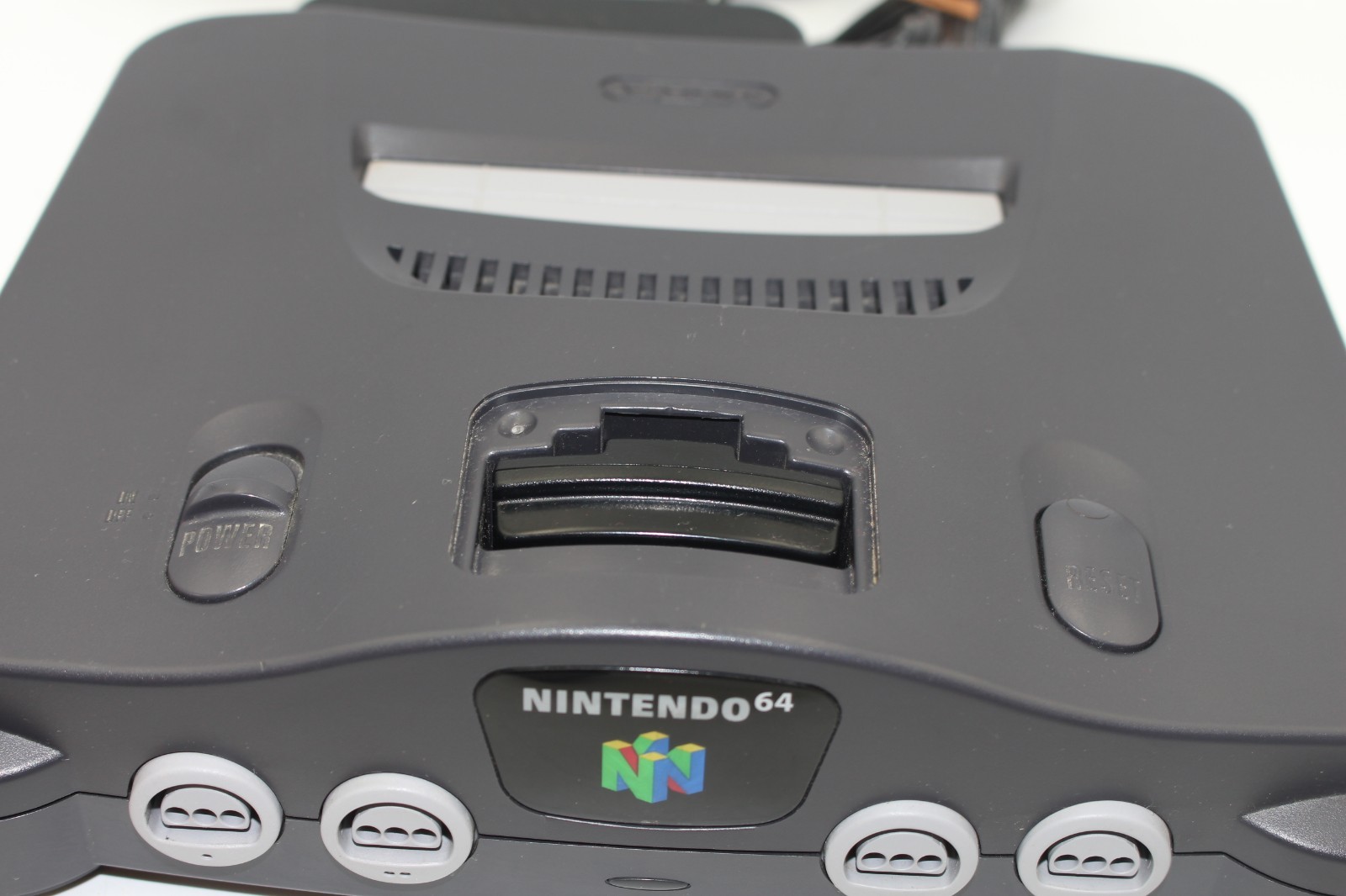 Nintendo 64 Gray Console NUS-001(USA) NTSC-U/C w/ Controller & Cables Tested