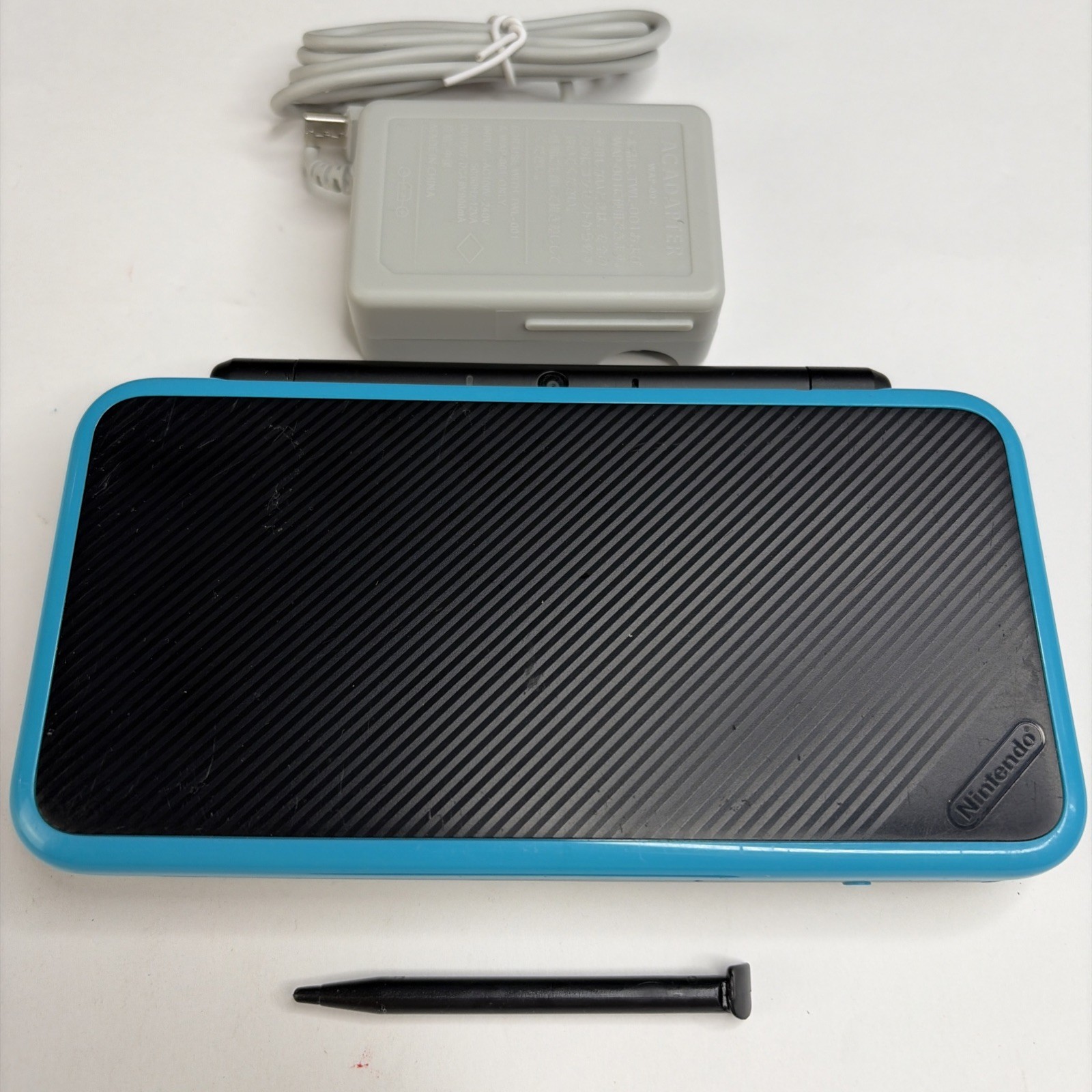 Nintendo 2DS XL Console – Black/Turquoise W Charger Stylus US Model Repair!