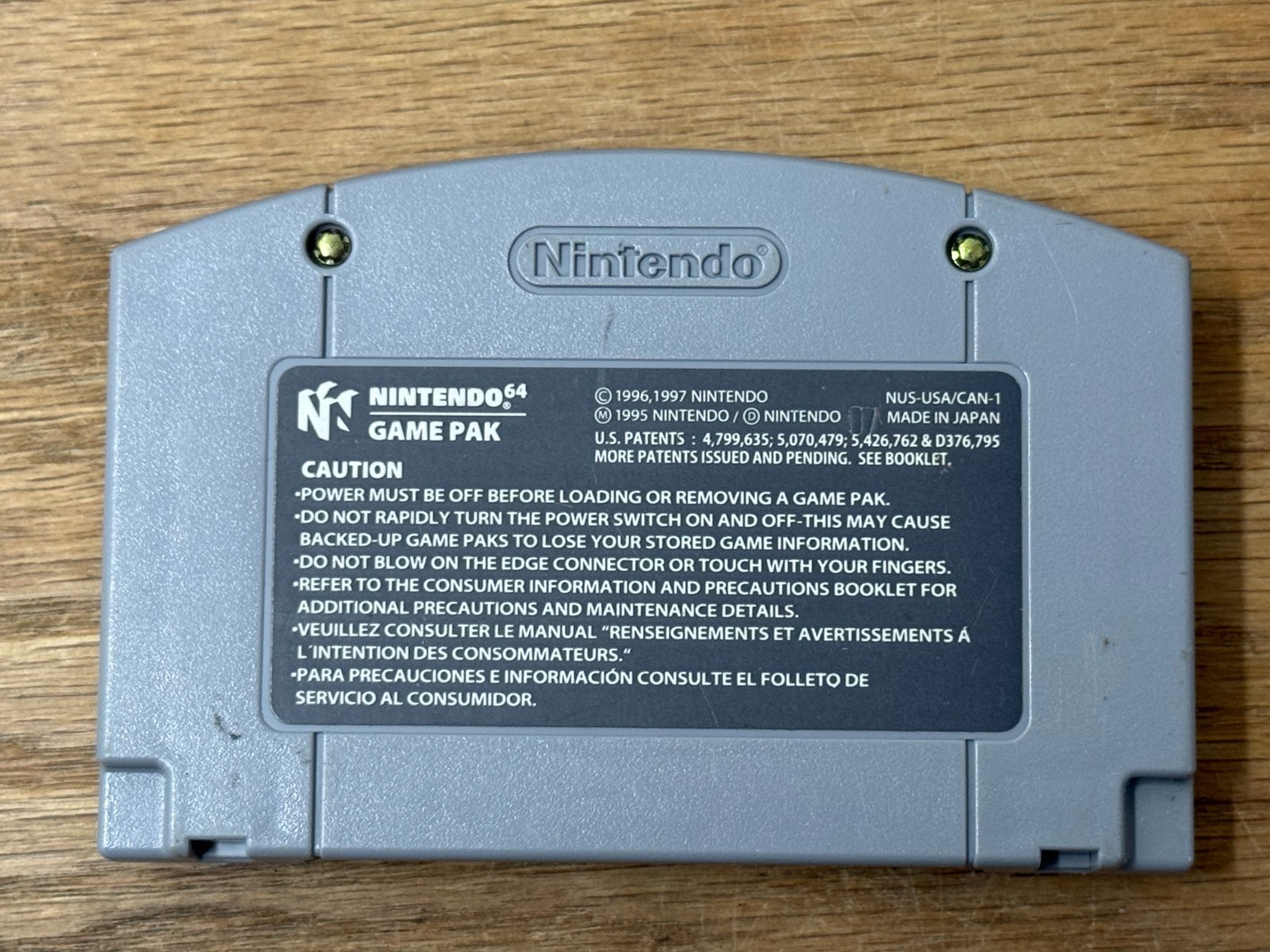 Nintendo 64 N64 Console Power Cable Controller NUS-001 Console Tested Working
