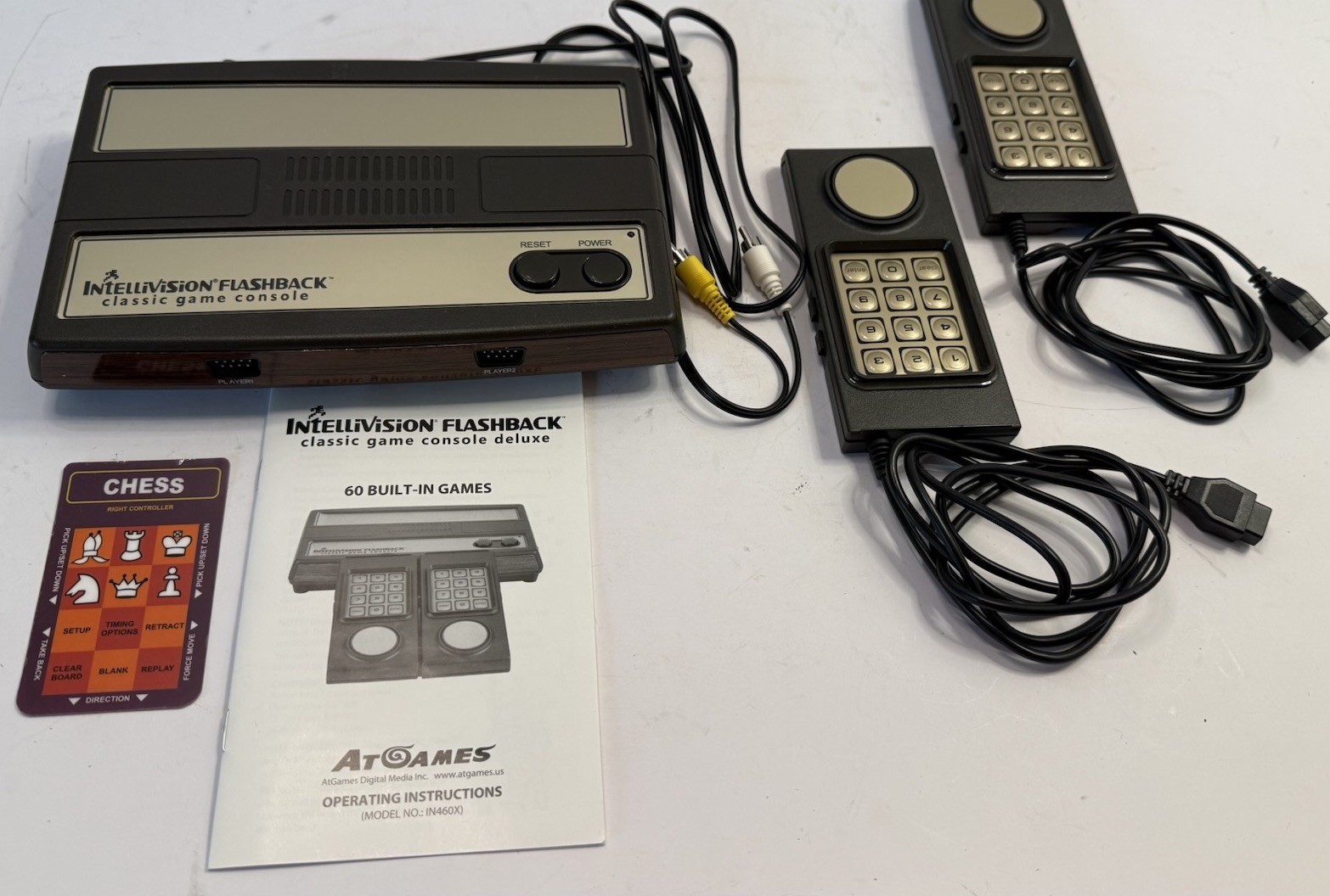 AtGames Intellivision Flashback Classic Game Console Deluxe IN460X 60 Games
