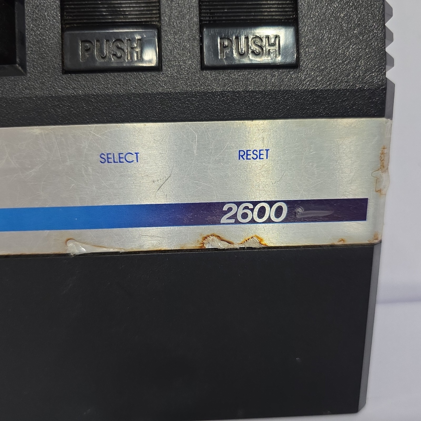 Vintage Atari 2600 Jr. Rainbow Game Console And Joystick Untested