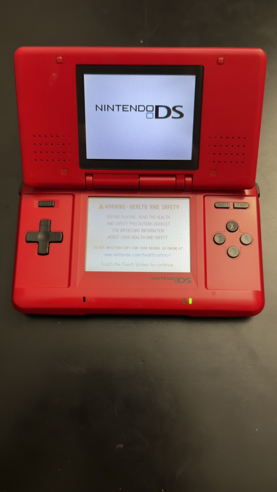 Nintendo DS Handheld System Red NTR-001 (JPN) Charger Included. Skylar tested.