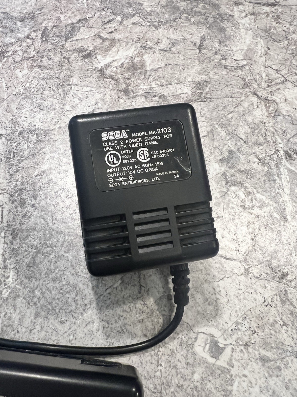 Sega Genesis Nomad Handheld Console MK-6100 w/ OEM Power Adapter Tested Working