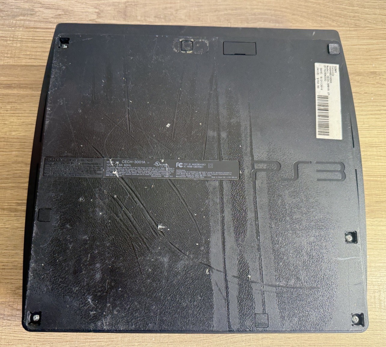 Sony PS3 Slim 120GB Console Not Turning On FOR PARTS AS-IS