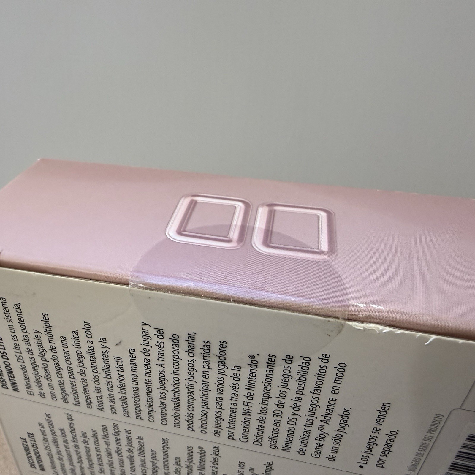 Brand New Factory Sealed Nintendo Metallic Rose Pink DS Lite Console USA