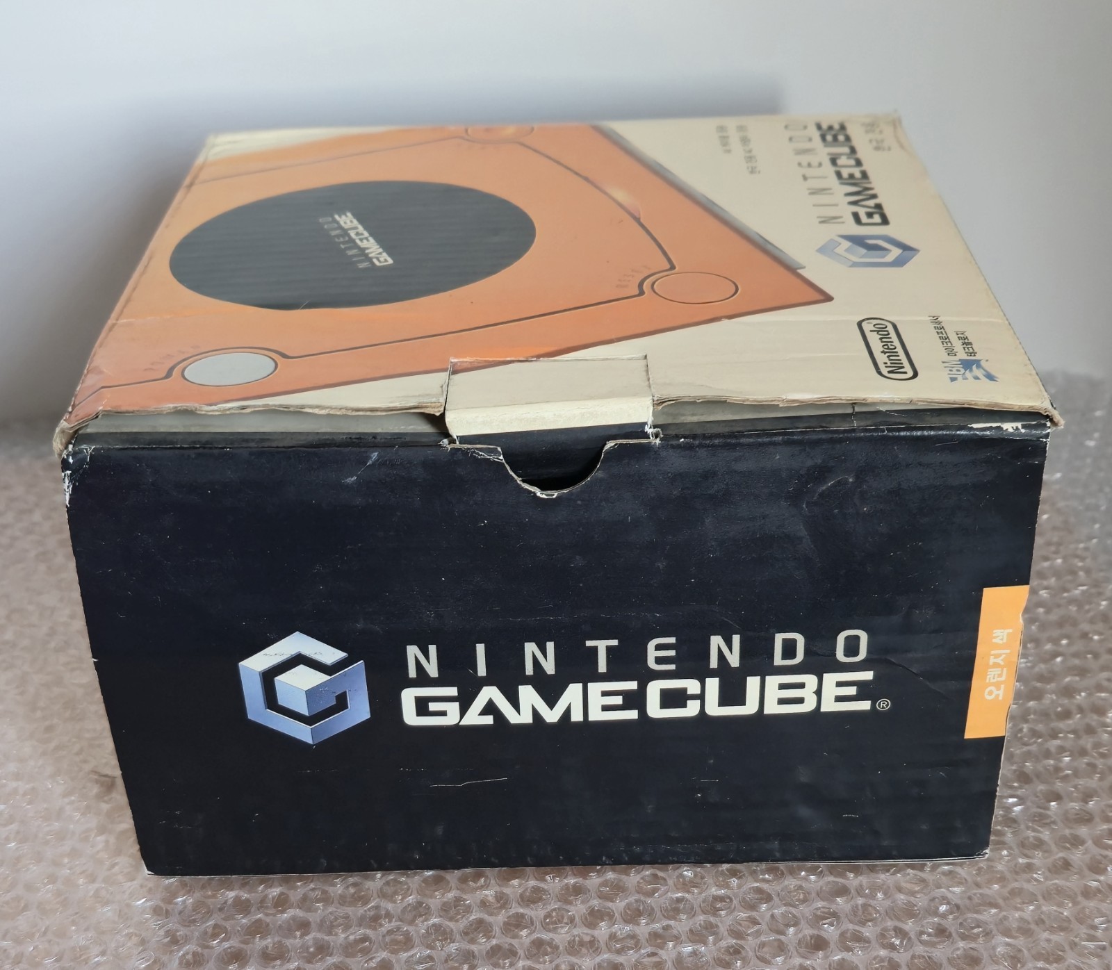 Korean Orange Nintendo Gamecube Console Boxed Rare Korea Version NGC