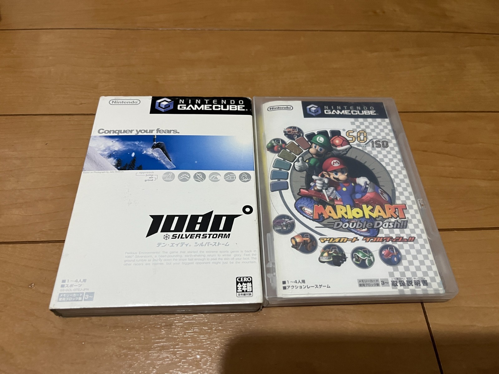 Nintendo GameCube Console & Controller Orange Color with Games Japan 0530