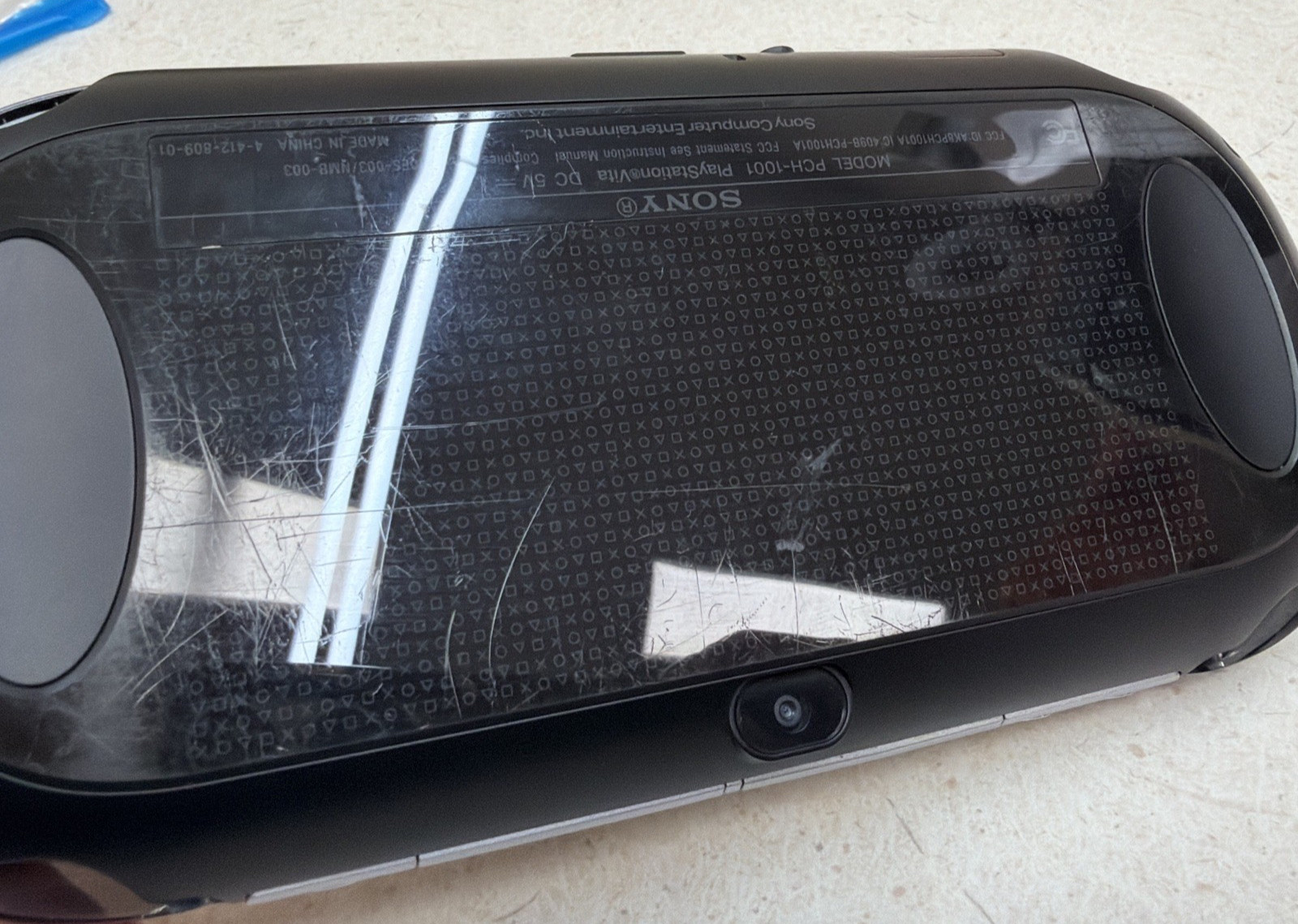 Sony PlayStation Vita Black PCH-1001 OLED With Original Charger and Case