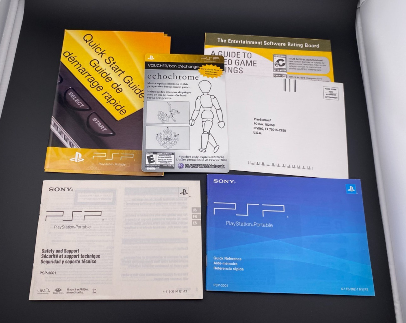 Sony PlayStation Portable PSP Handheld Console (PSP-3001) Ratchet & Clank in Box