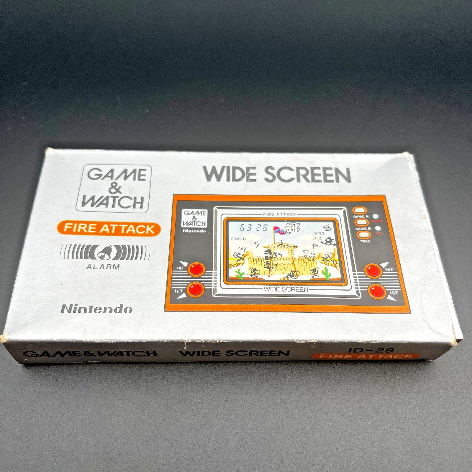Nintendo Game & Watch Fire Attack ID-29 Box & Manual Tested Working Vintage