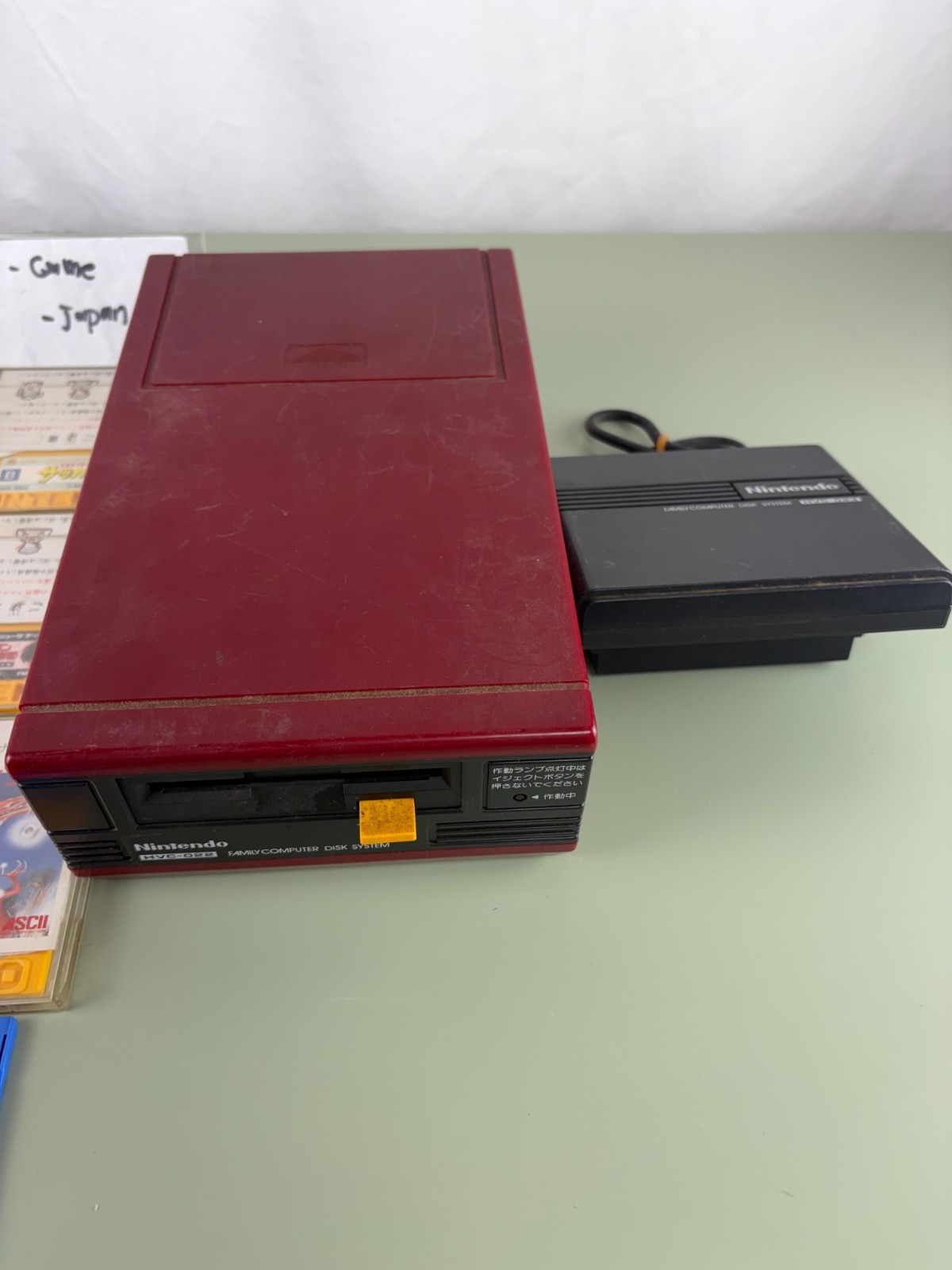 Nintendo Famicom Disk System HVC-022 + Disk System soft From Japan