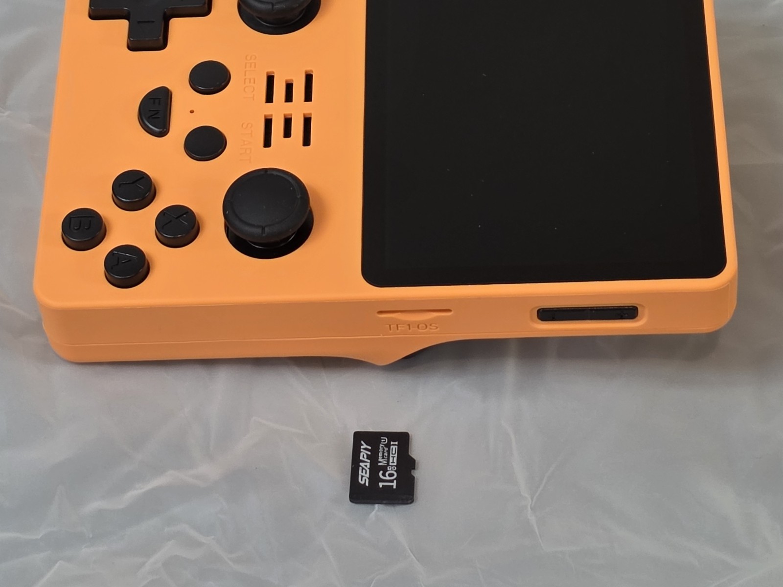 Powkiddy RGB20S 256GB + 16GB Handheld Retro Game Console, Orange