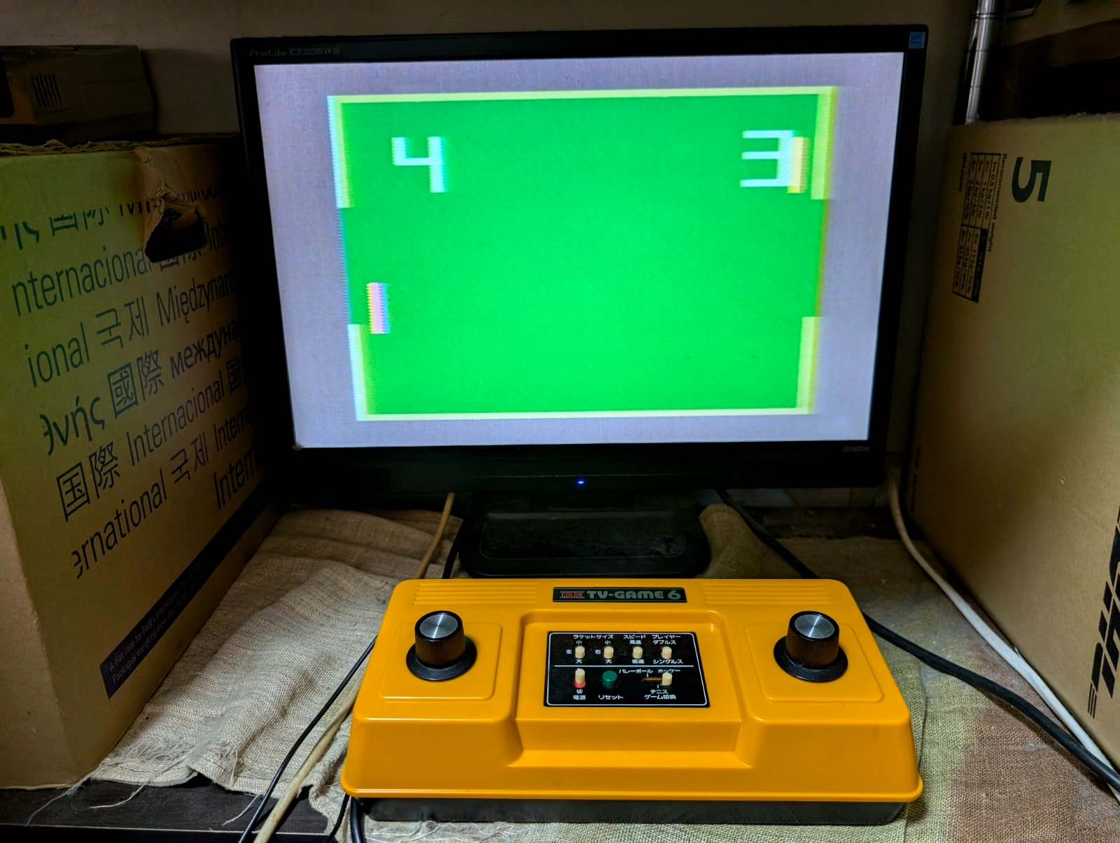 Nintendo Color TV Game 6 Console CTG-6V Japan Box Manual