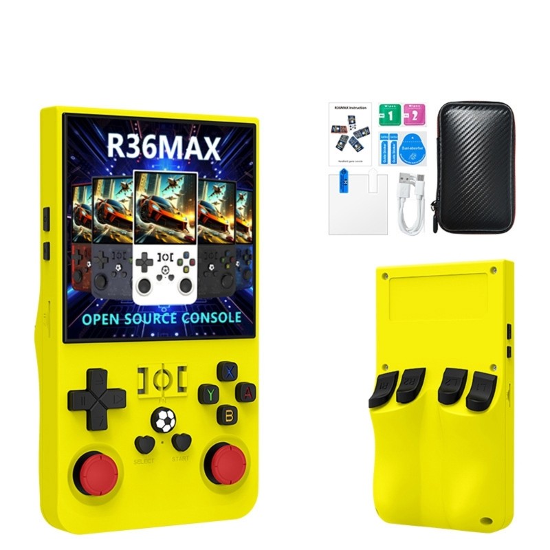 Open Source 4.0in R36Max Handheld Game Console Retro Supports Multiple Emulators
