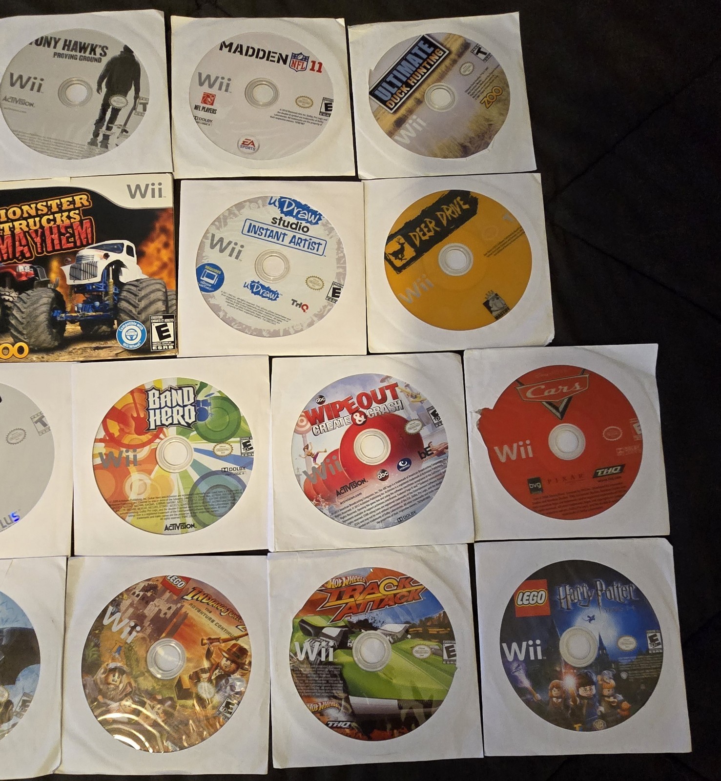 Nintendo Wii Console White Bundle RVL-001 – 3 Remotes 22 Games TESTED