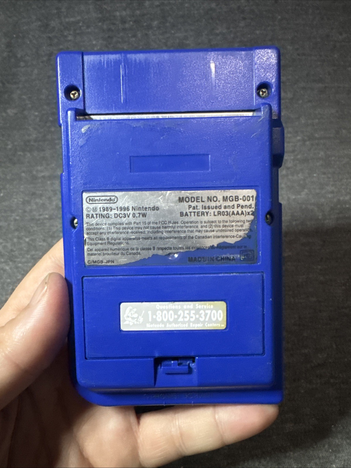 Nintendo Gameboy Pocket – Blue