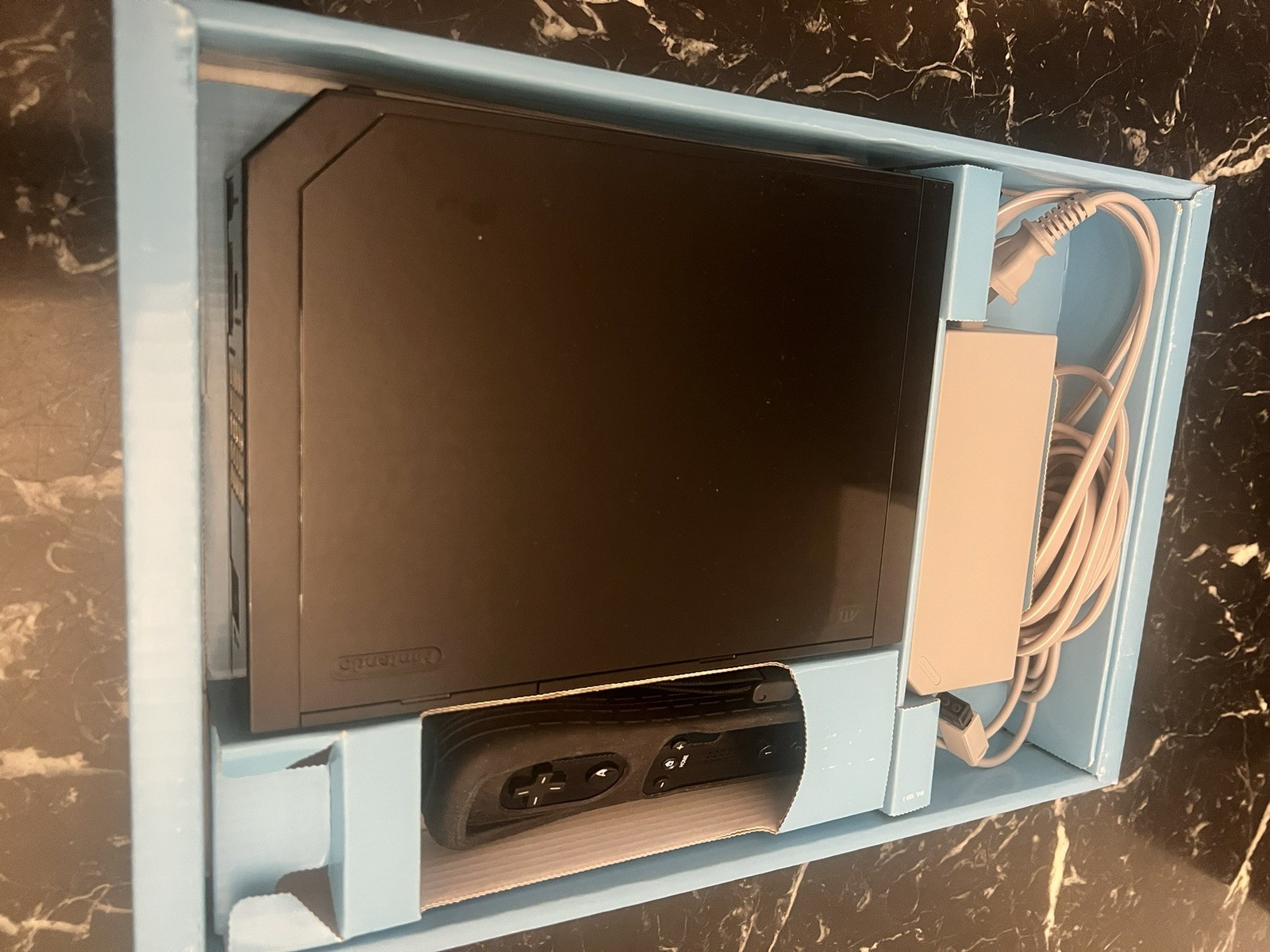 Nintendo Wii Mario Kart Racing Bundle Black Console Tested with wheel! Rare 🔥