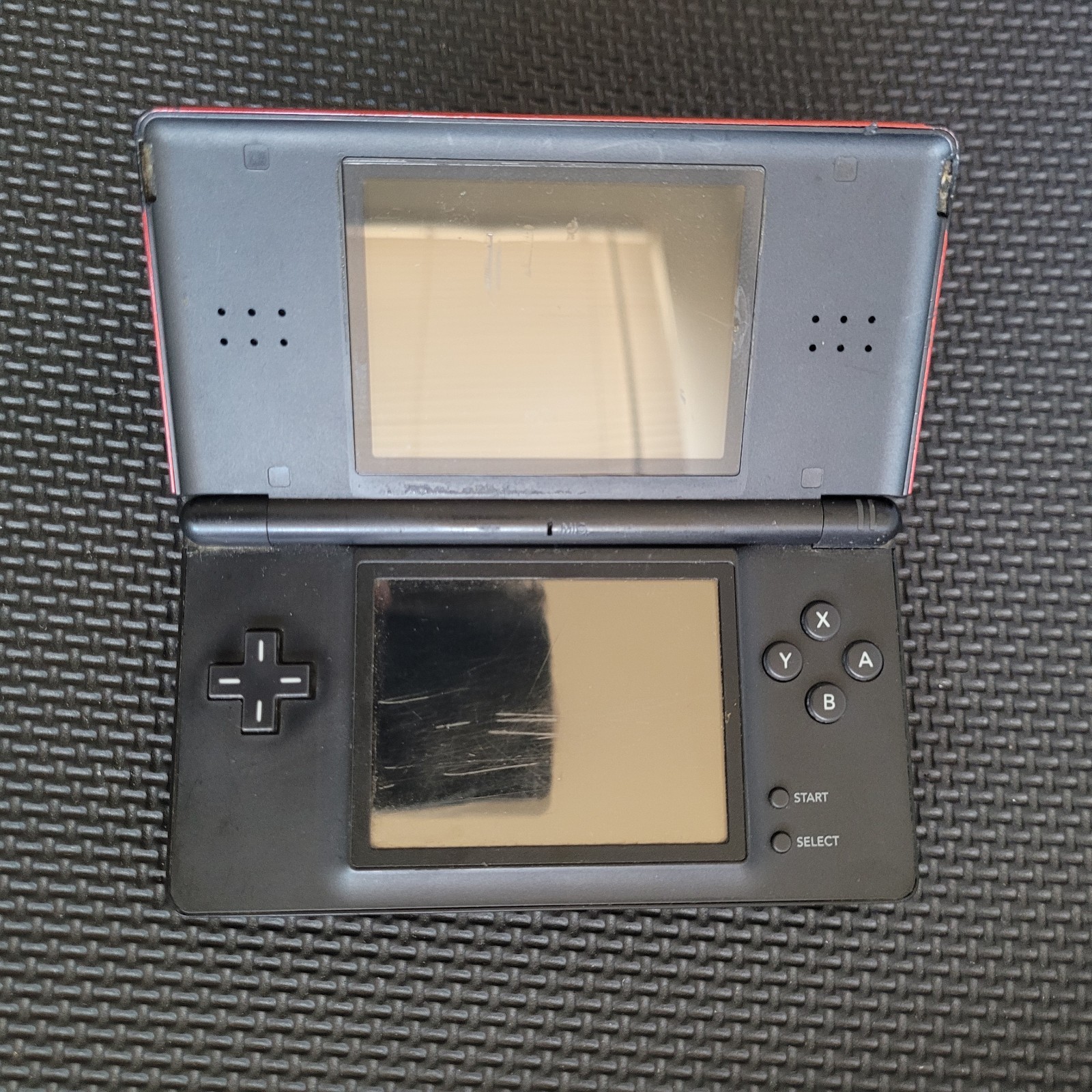 Nintendo DS Lite, Red/Black, For Parts Only, Charges But Won’t Turn On, USG-001