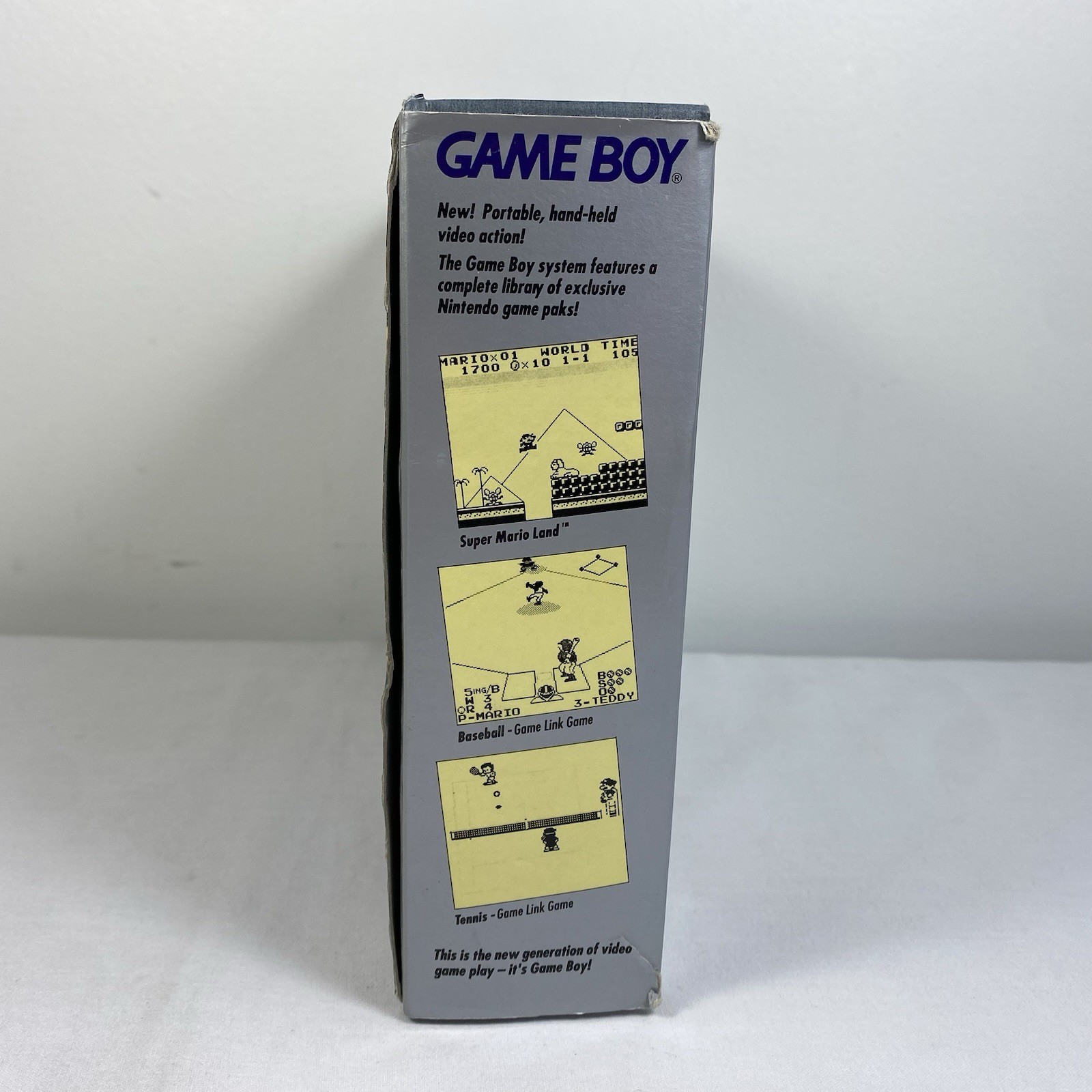 Original Nintendo Game Boy Console System Near Complete w/ Box Manual Tetris