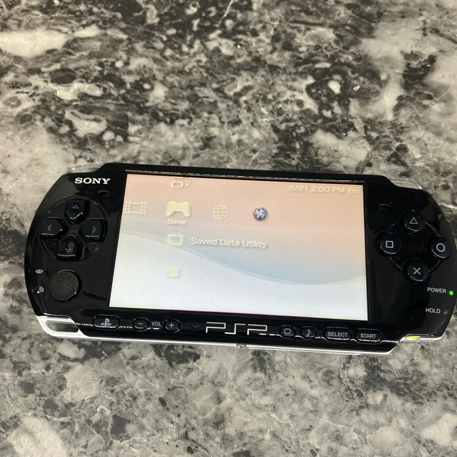 Guaranteed Work Sony PSP-3001 Black PSP Slim W/Charger *needs Memory Stick*
