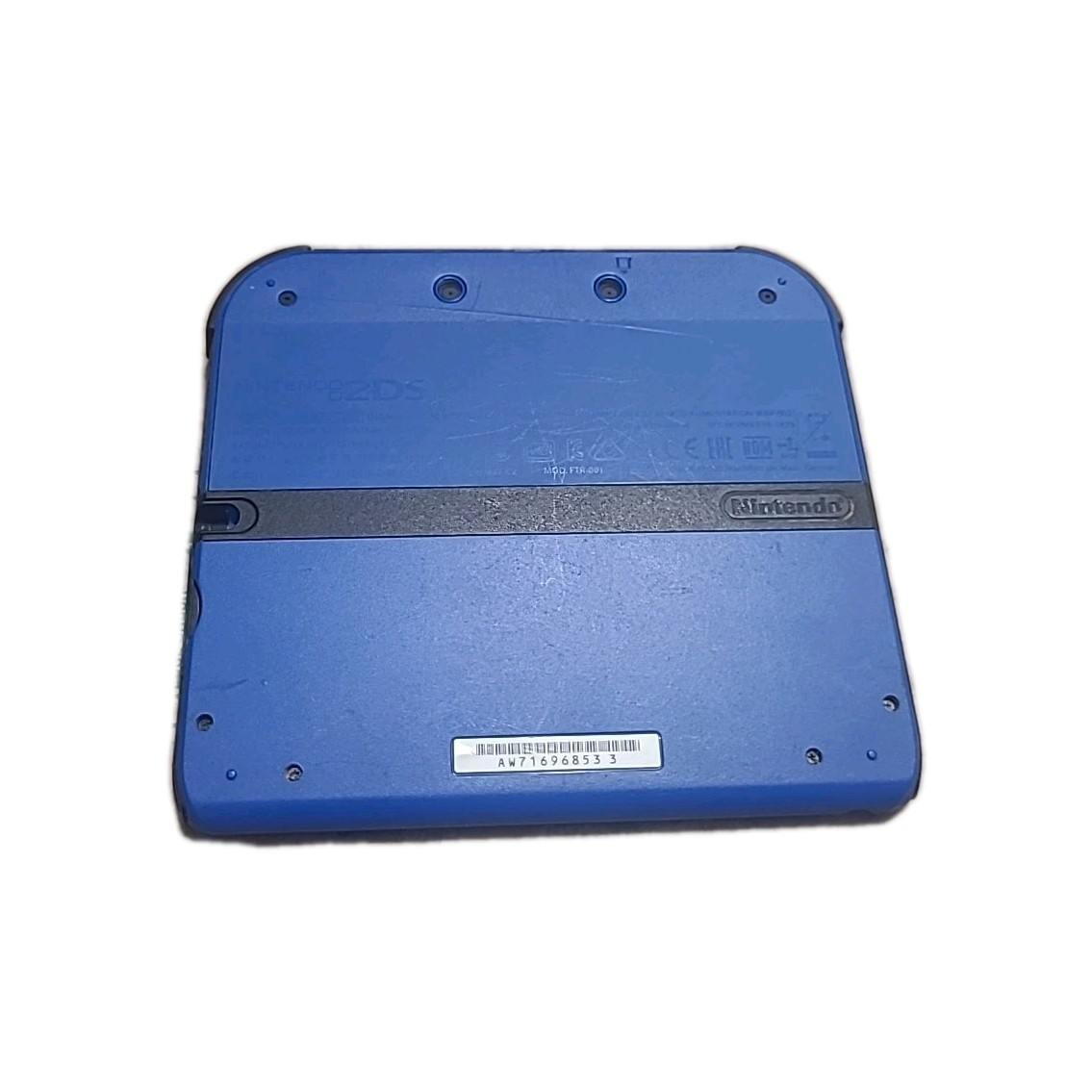 Nintendo 2DS Launch Edition Blue Handheld System for Parts or Repair