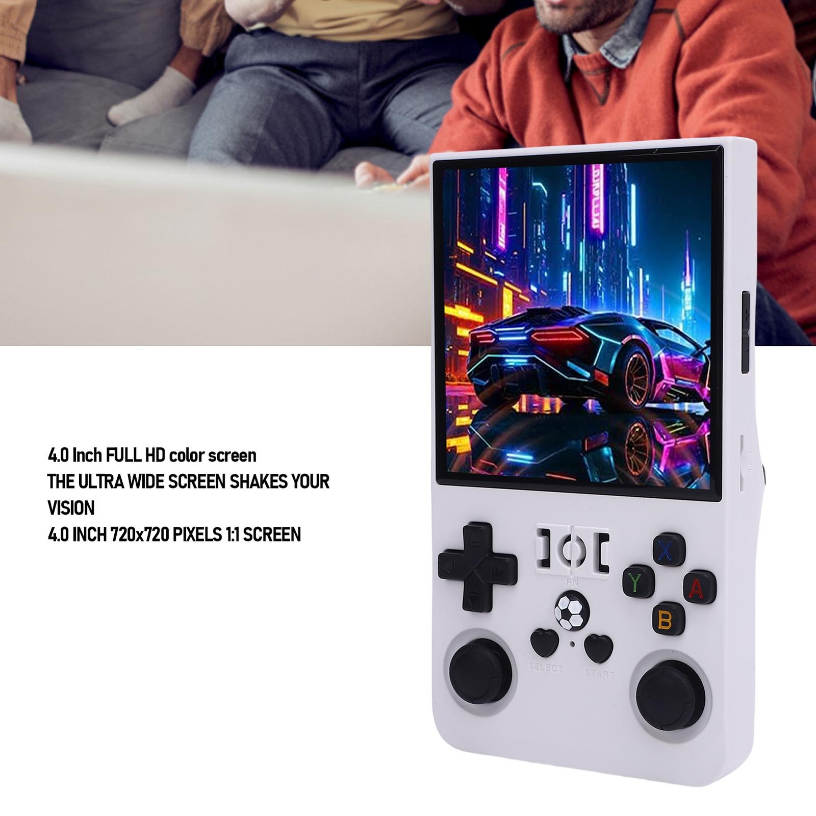 Handheld Game Console Built In 18000 Games 4in 720×720 Screen 4000mAh Porta XPGL