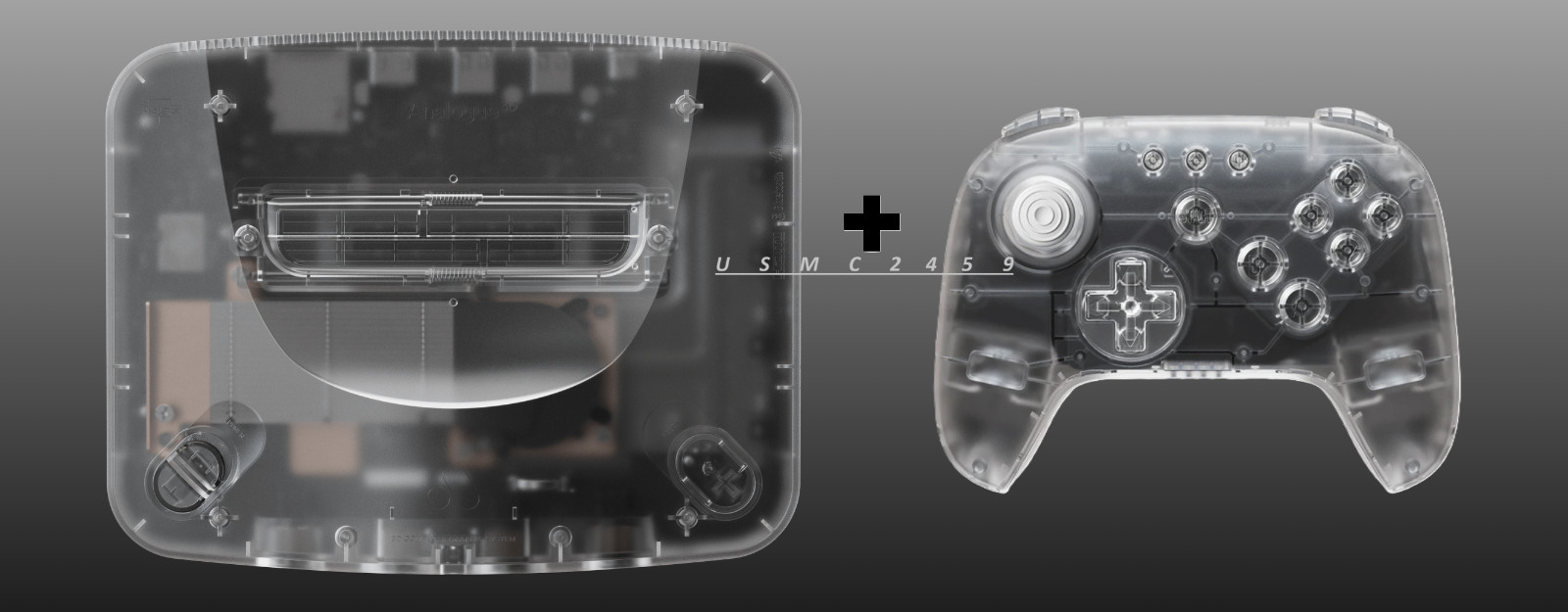 Analogue 3D FUNTASTIC 🪟 CLEAR 🪟LIMITED EDITION Console -W/ MATCHING CONTROLLER