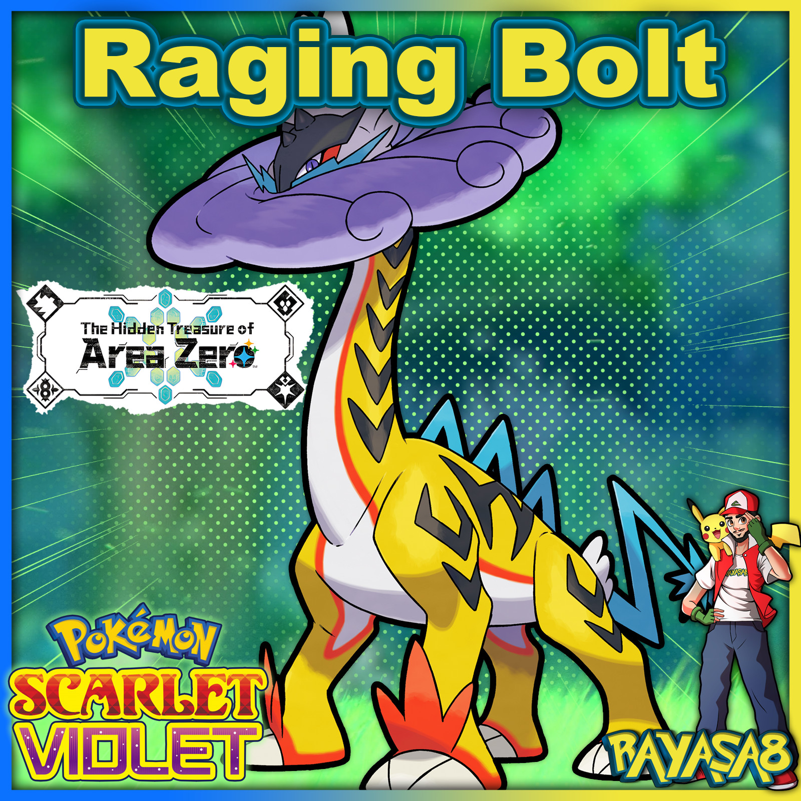 Pokemon Scarlet & Violet Raging Bolt Batte Trained Best Stats Paradox🌟