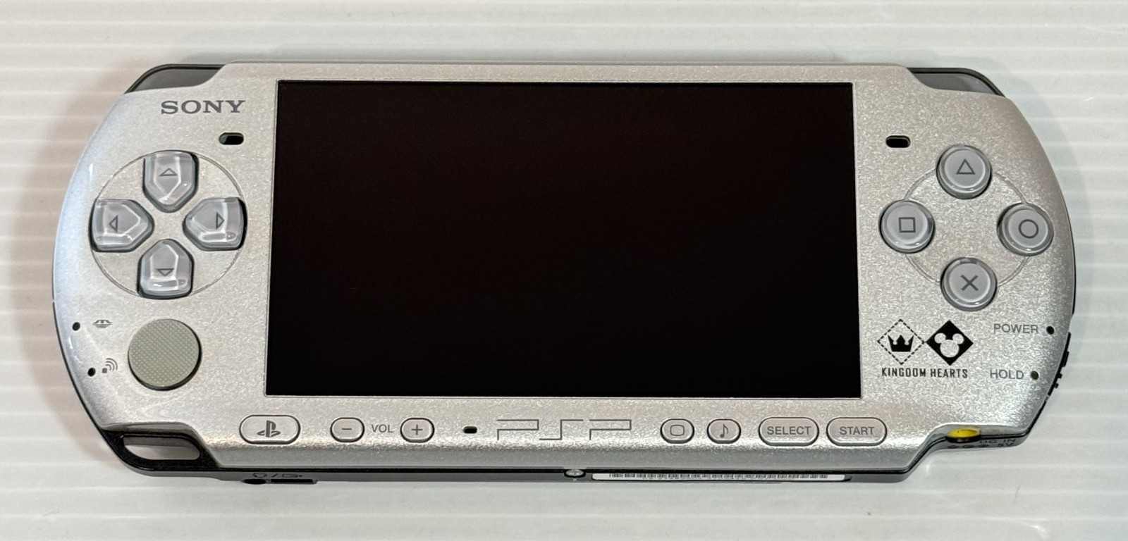 Sony PSP-3000 Console Silver Kingdom Hearts Limited Edition w/Box – Excellent