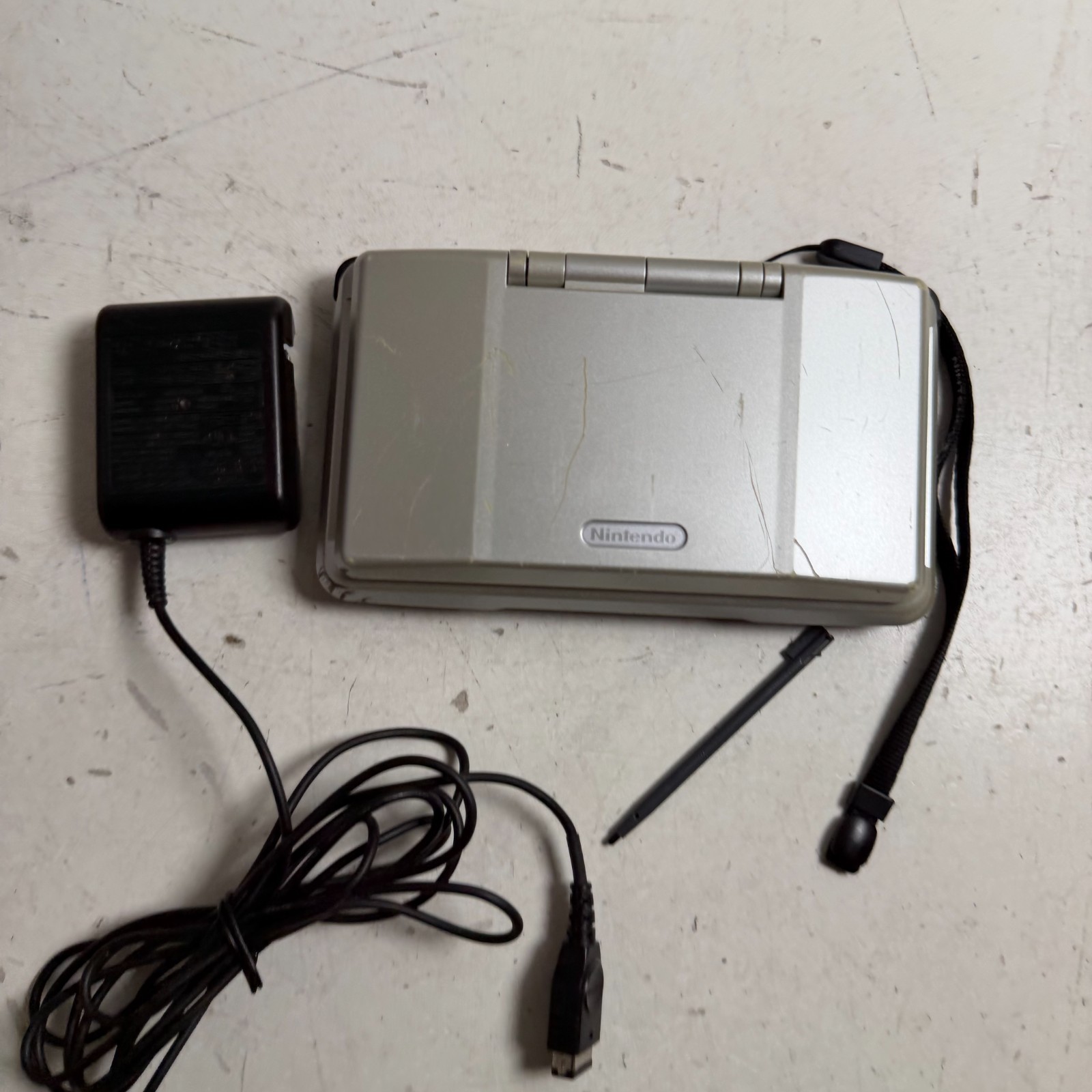 Nintendo DS NTR-001 Titanium Dual LCD Display Handheld Video Gaming Console