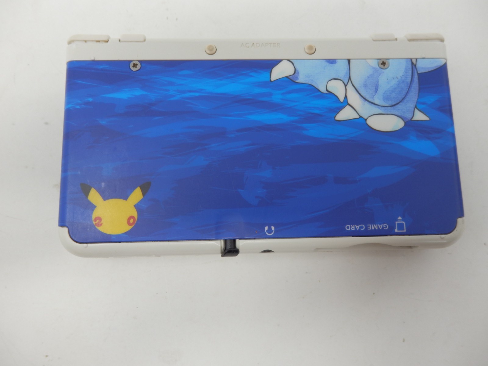 NEW Nintendo 3DS Pokemon Blastoise Plates With Stylus & Charger Works KTR-001