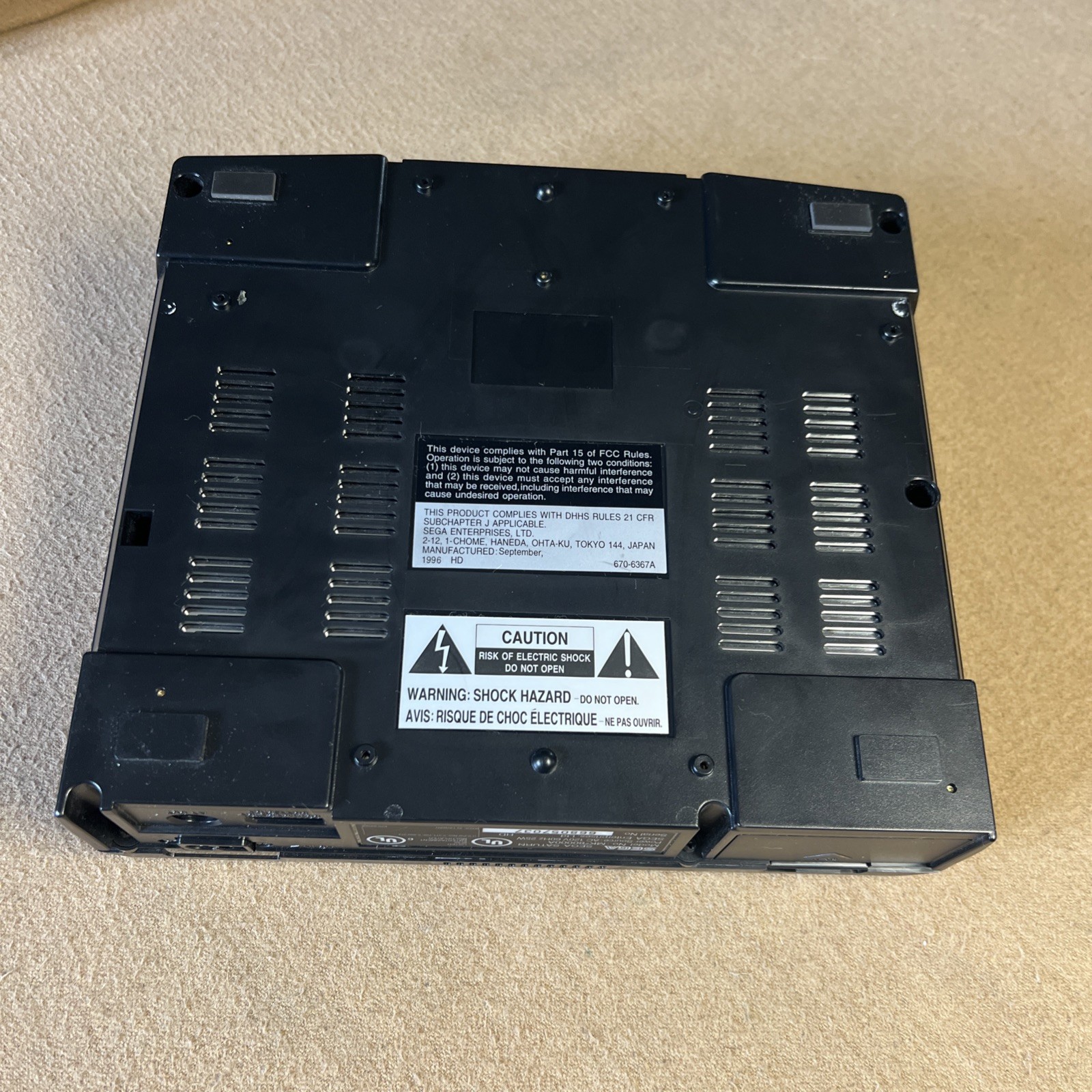 Sega Saturn Complete Bundle — CIB Console, 8 Games, Original Box Vintage 90s