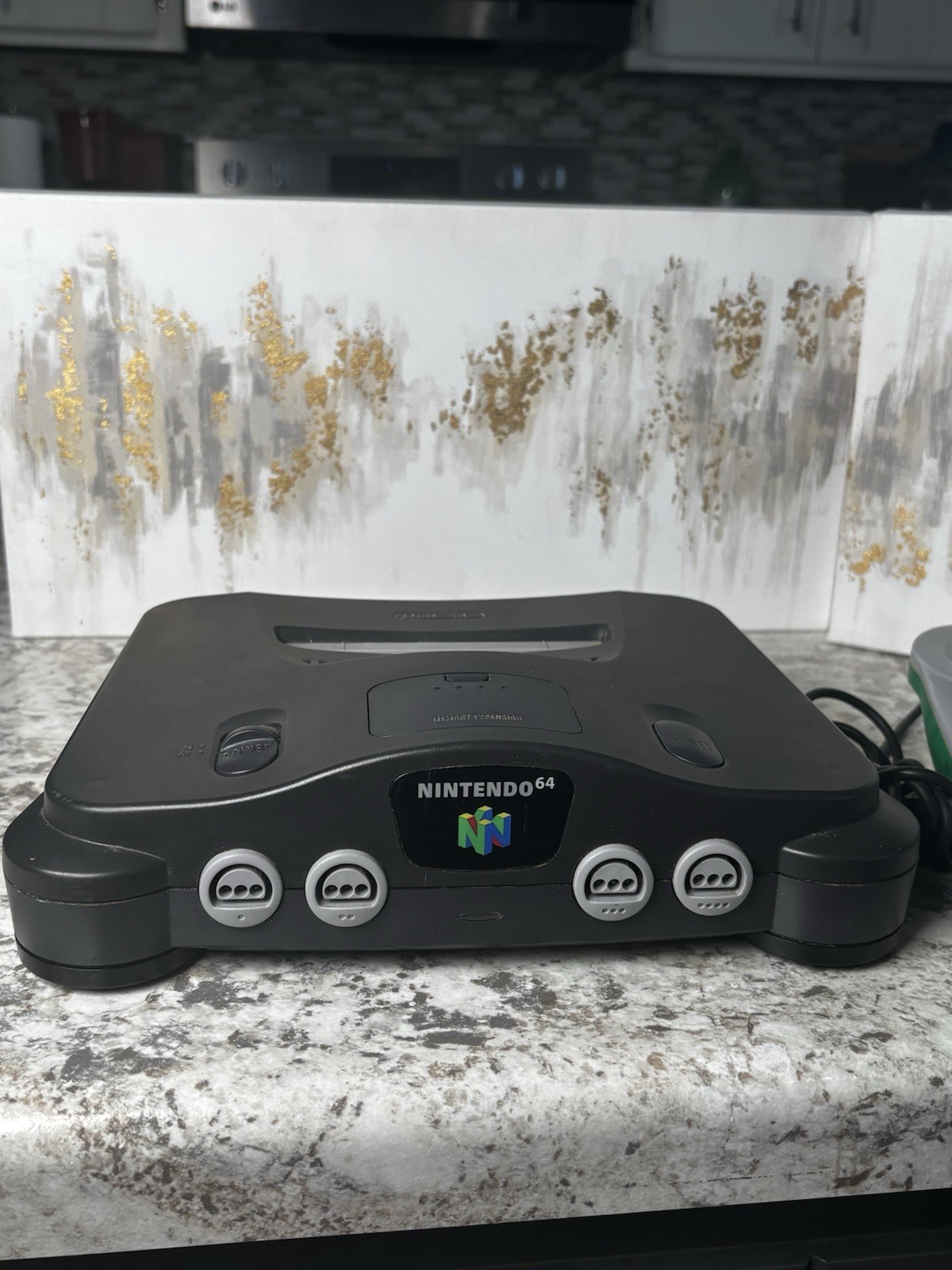 Nintendo 64 N64 Console + OEM Controller Tested Works Needs Port Repair