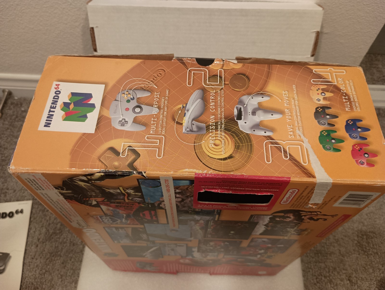Nintendo 64 Console N64 CIB in box – Tested Working – Loose stick on Controller