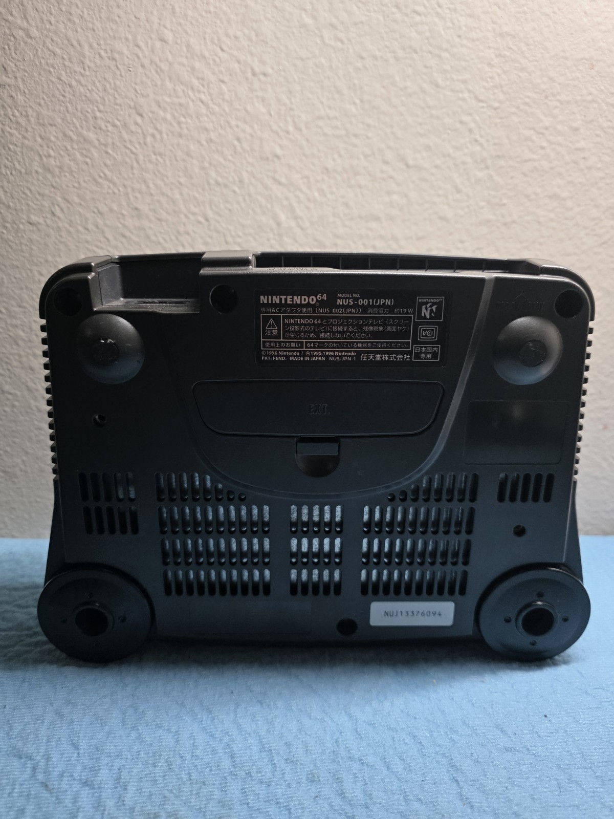 Nintendo 64 Console NUS-001 & OEM Cables – Black – Region Free – Tested