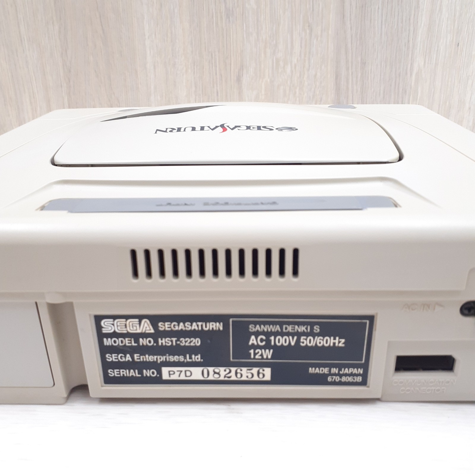 SEGA SATURN CONSOLE Bundle With 2 Controllers & 3 Games Japan White Tested