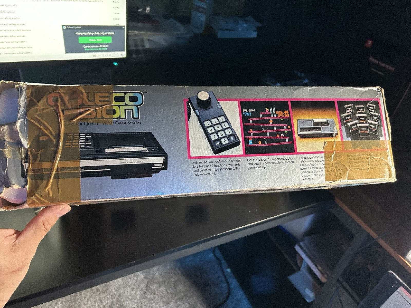 ColecoVision Video Game System Console Model 2400 w/ Controllers -Tested