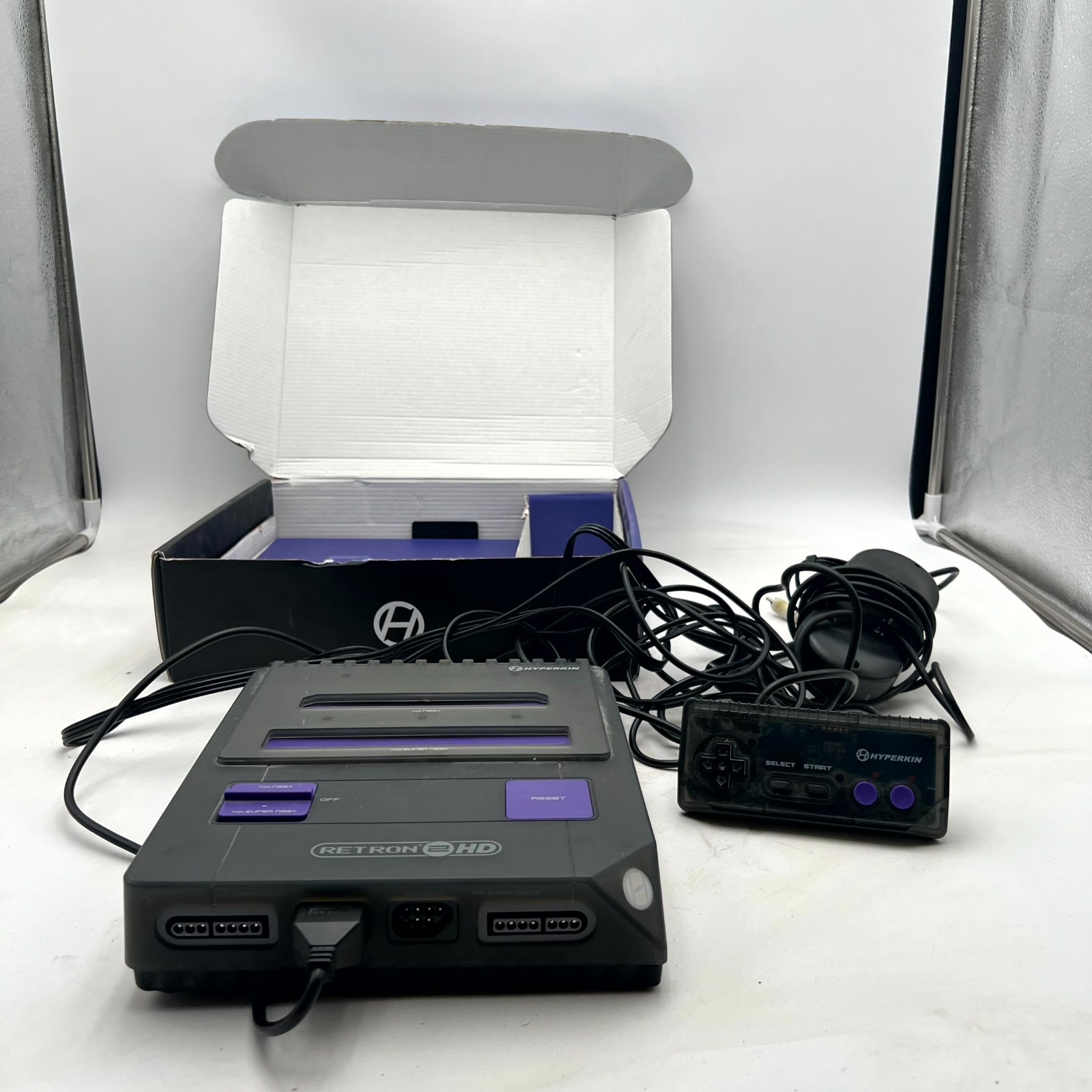 Hyperkin RetroN 2 HD 2-in-1 Retro Gaming Console for Nintendo NES, Super NES