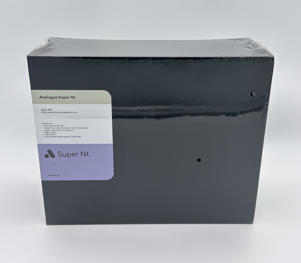 Analogue Super NT CLASSIC Black FPGA Console – New, Sealed, Unopened